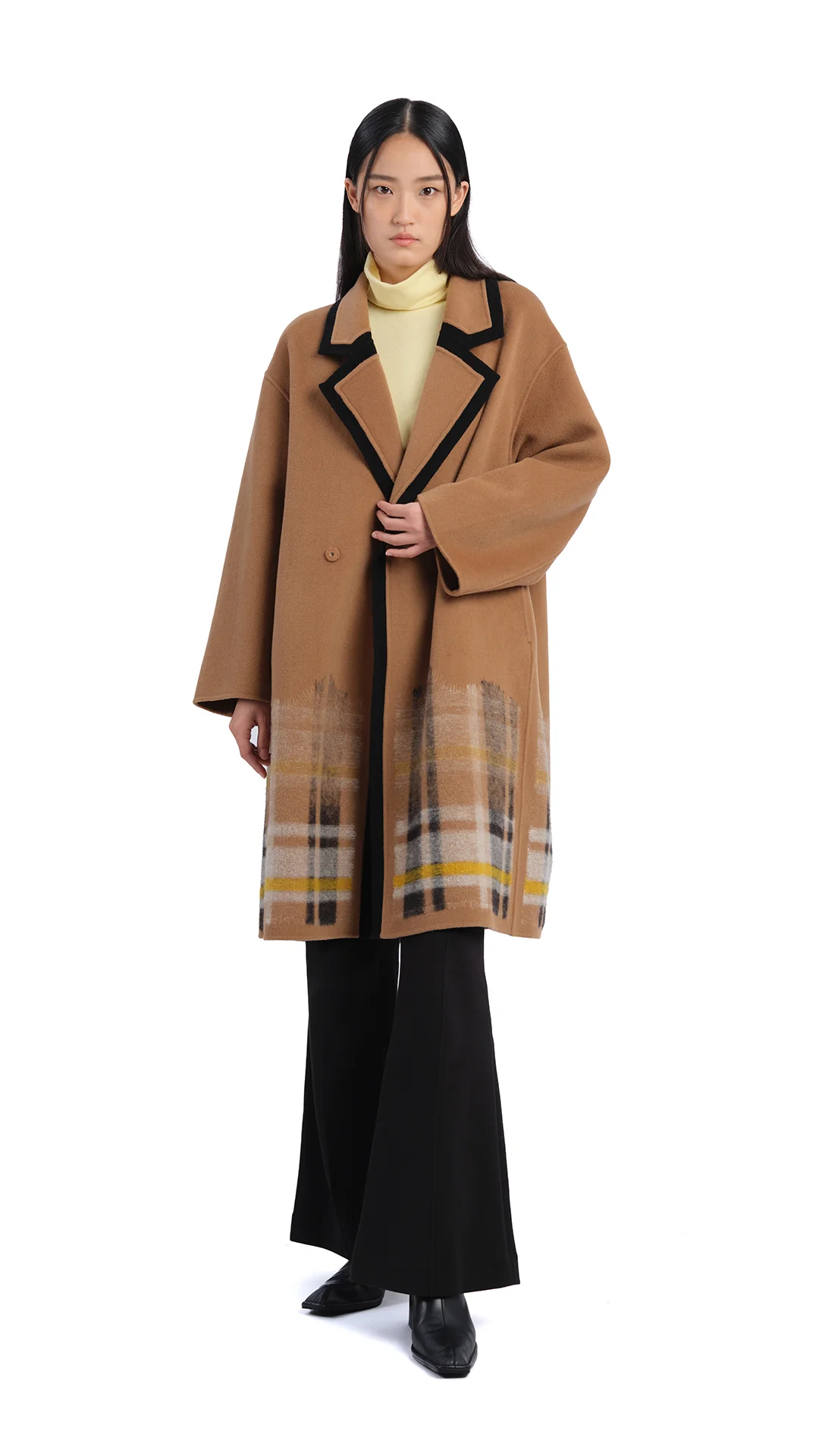 Needle Punch Double Face Coat - Umamrii