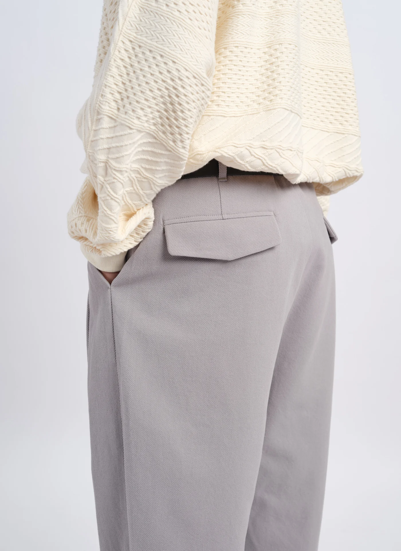 Solotex Garbardine (Work) Ankle Length Relax Tapered Pants [P-10] - Umamrii