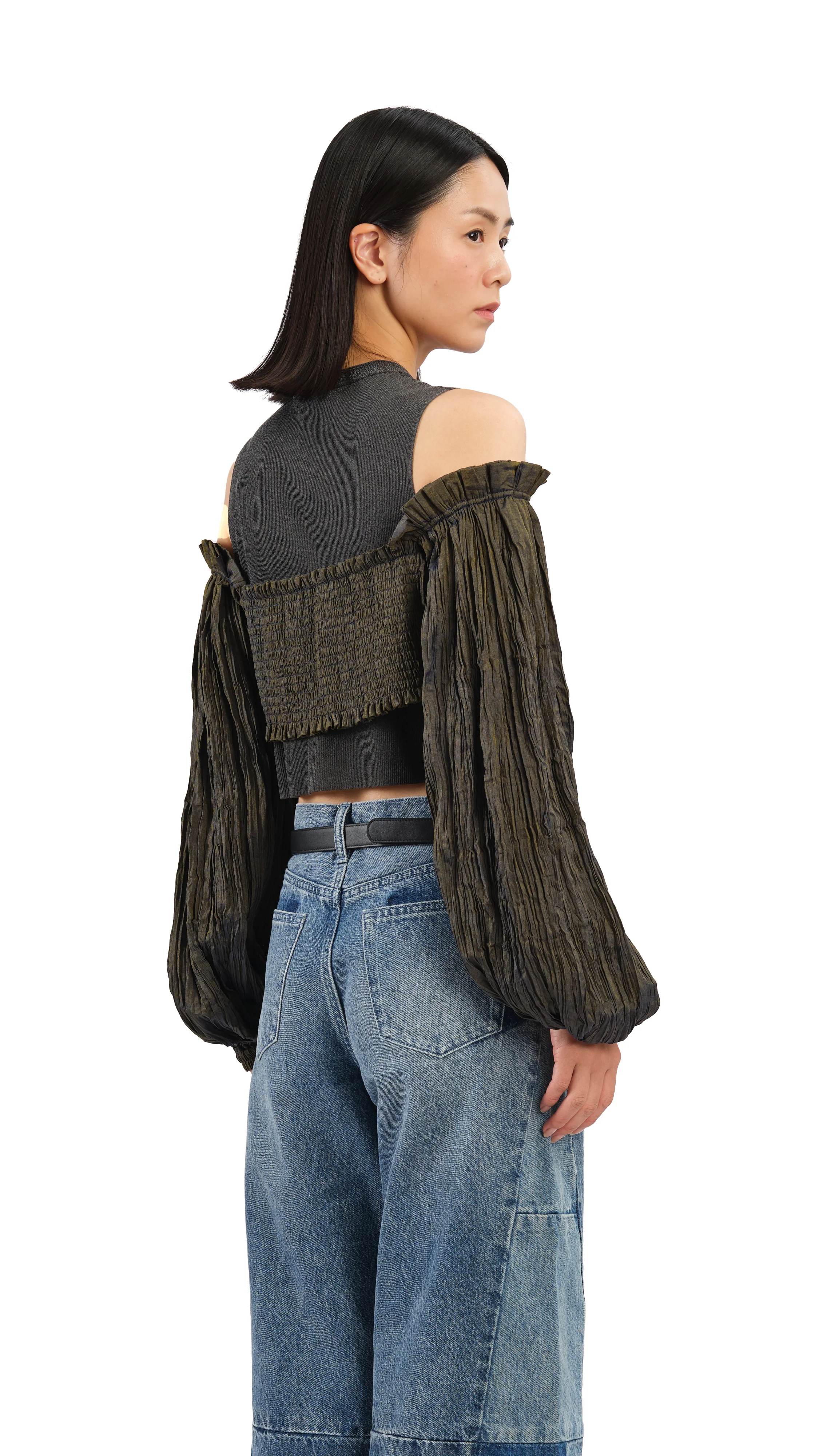 Bubble Sleeves Top - Umamrii