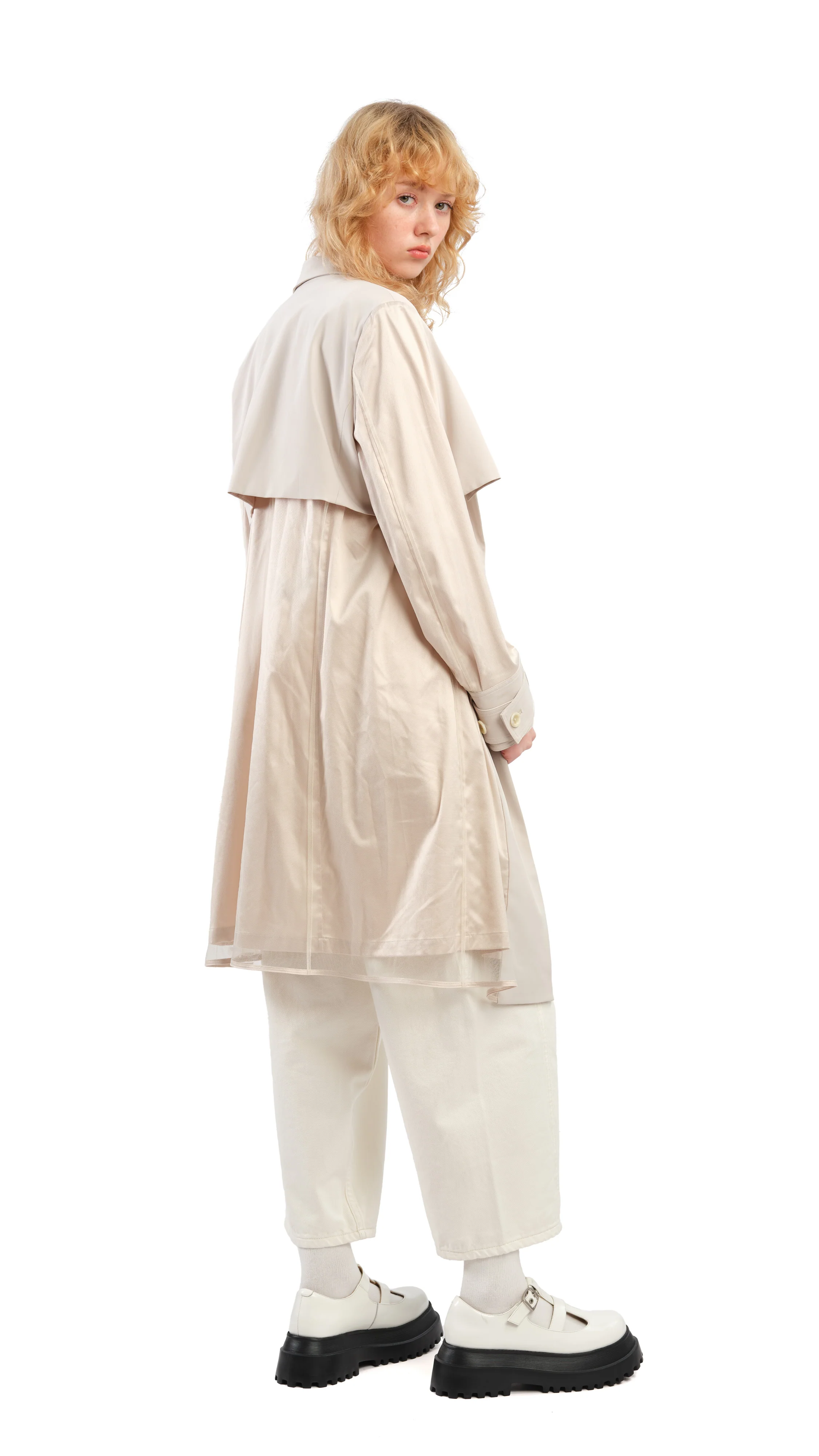 Mesh Trench Coat - Umamrii