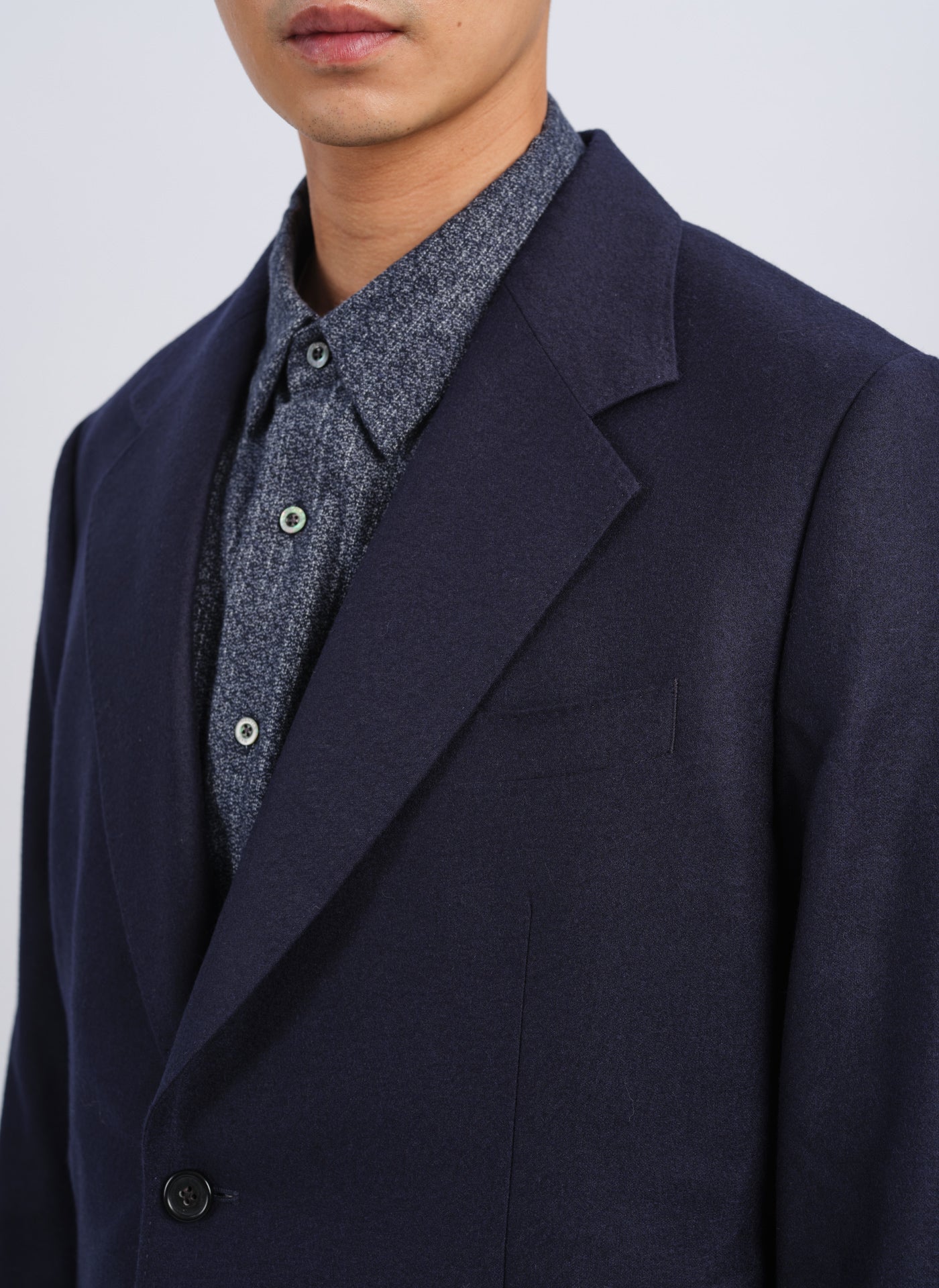 Marzotto Extrafine Wool Construction Suit Blazer - Umamrii