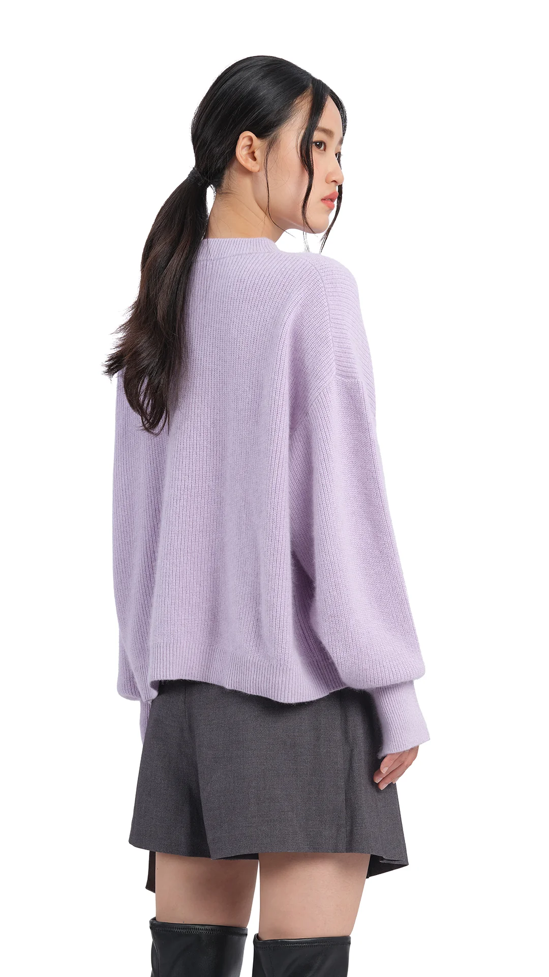 Fox-Mix Cardigan Sweater - Umamrii