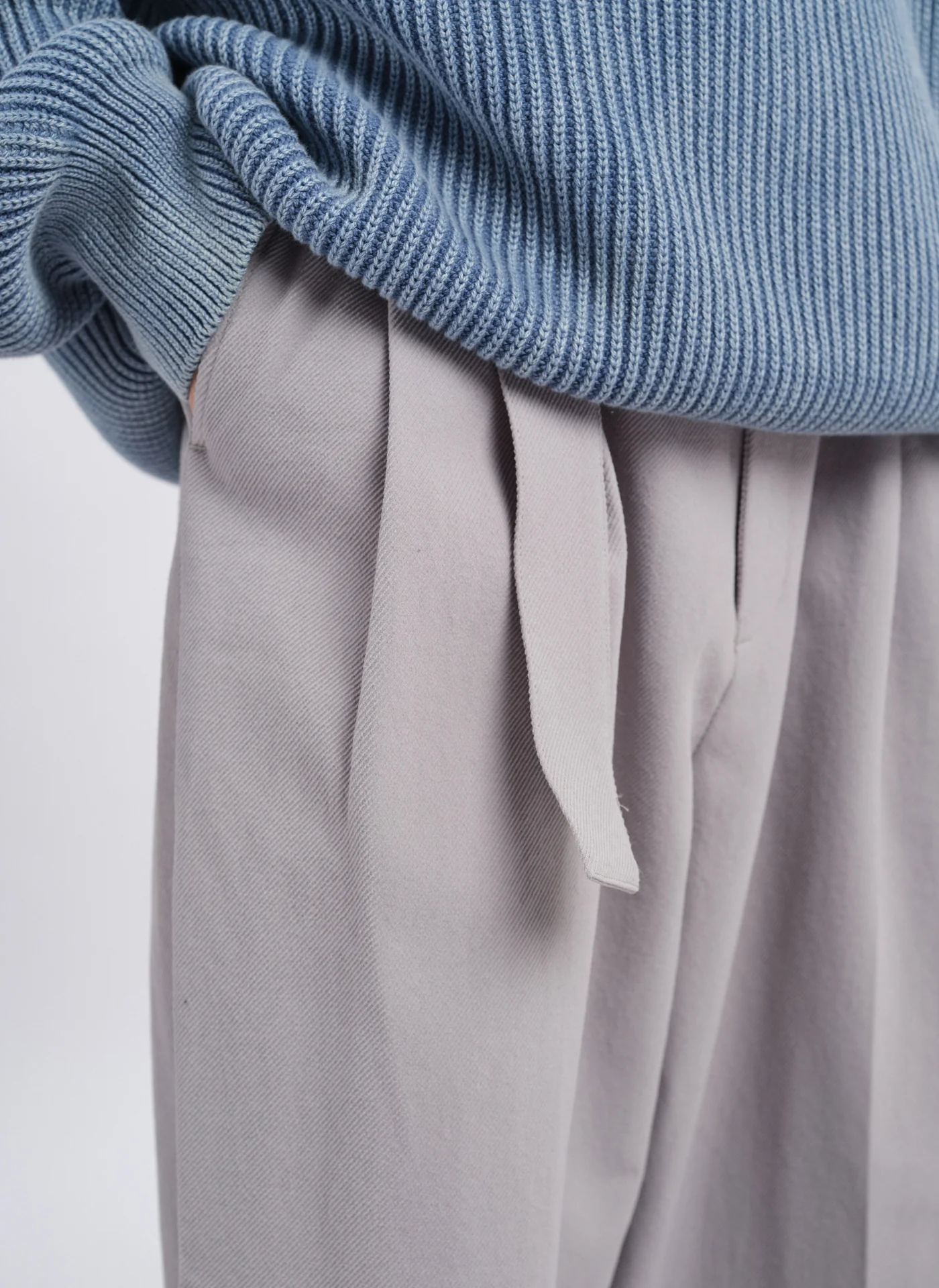 Solotex Garbardine (Work) Pleated WidePants (P-17) - Umamrii