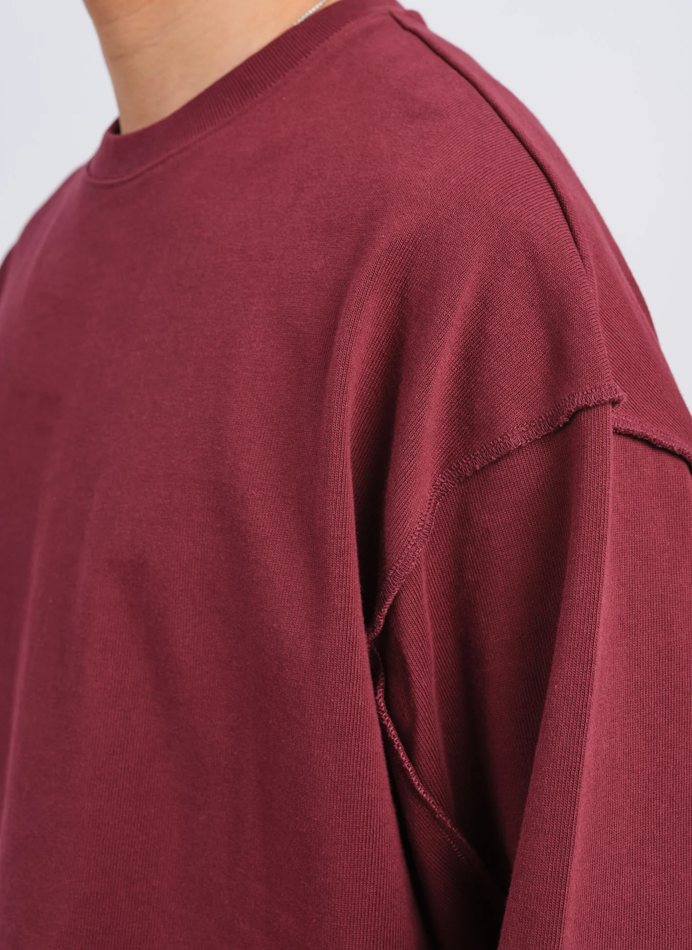 Heavy Cotton Jersey Raw Edge Top - Umamrii