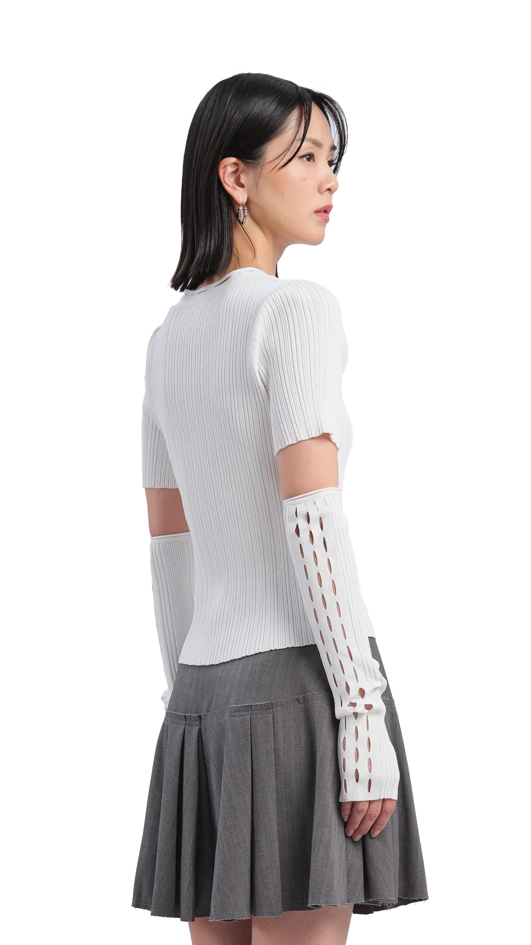 Sweater With Detachable Hand Warmer - Umamrii