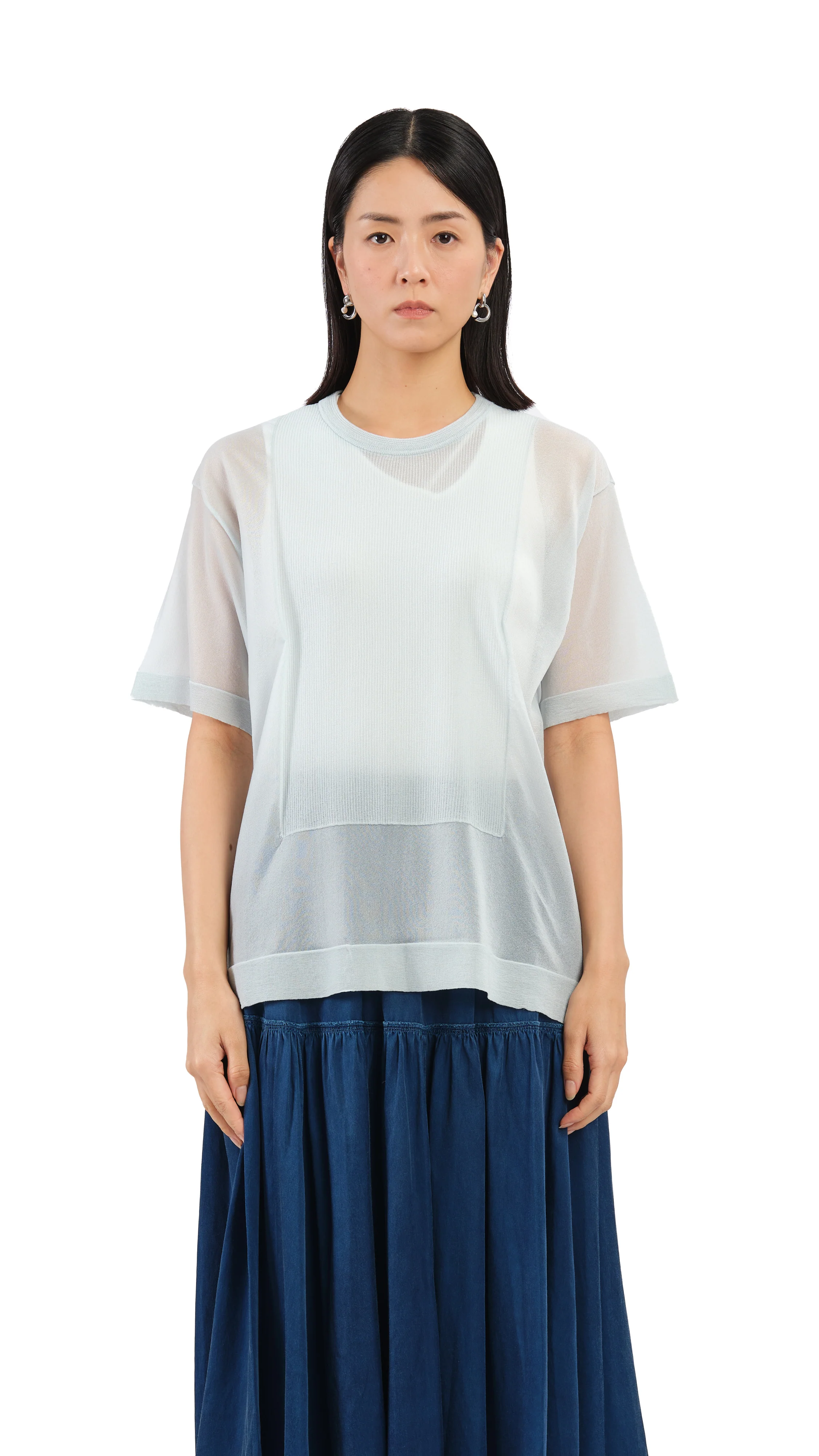 Sheer Knit Tee - Umamrii