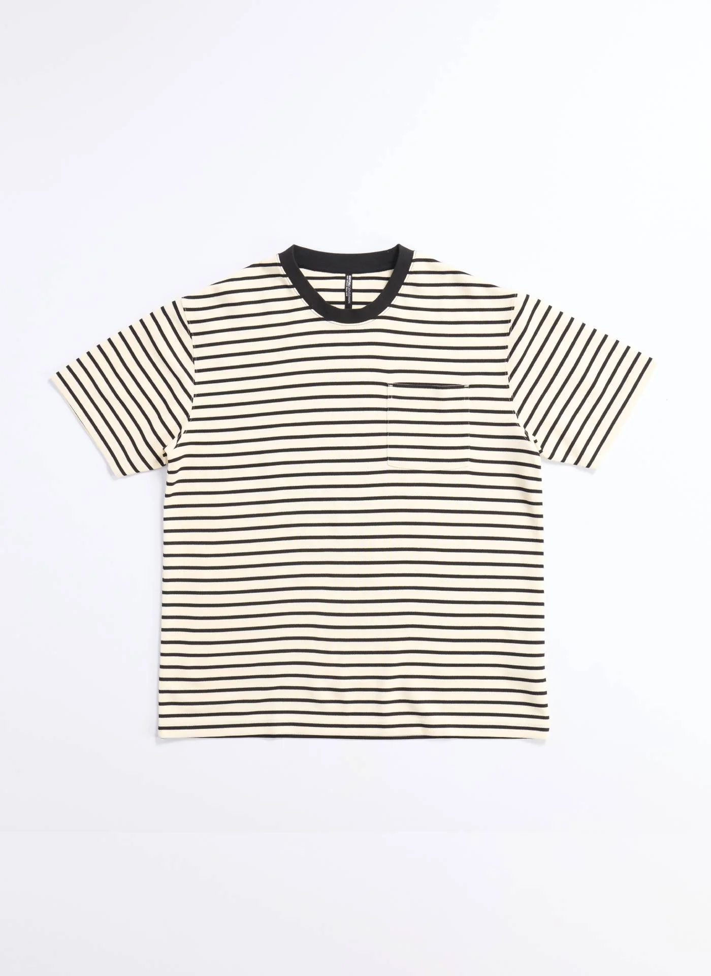 Jacquard Short Sleeves Border Top (T03) - Umamrii