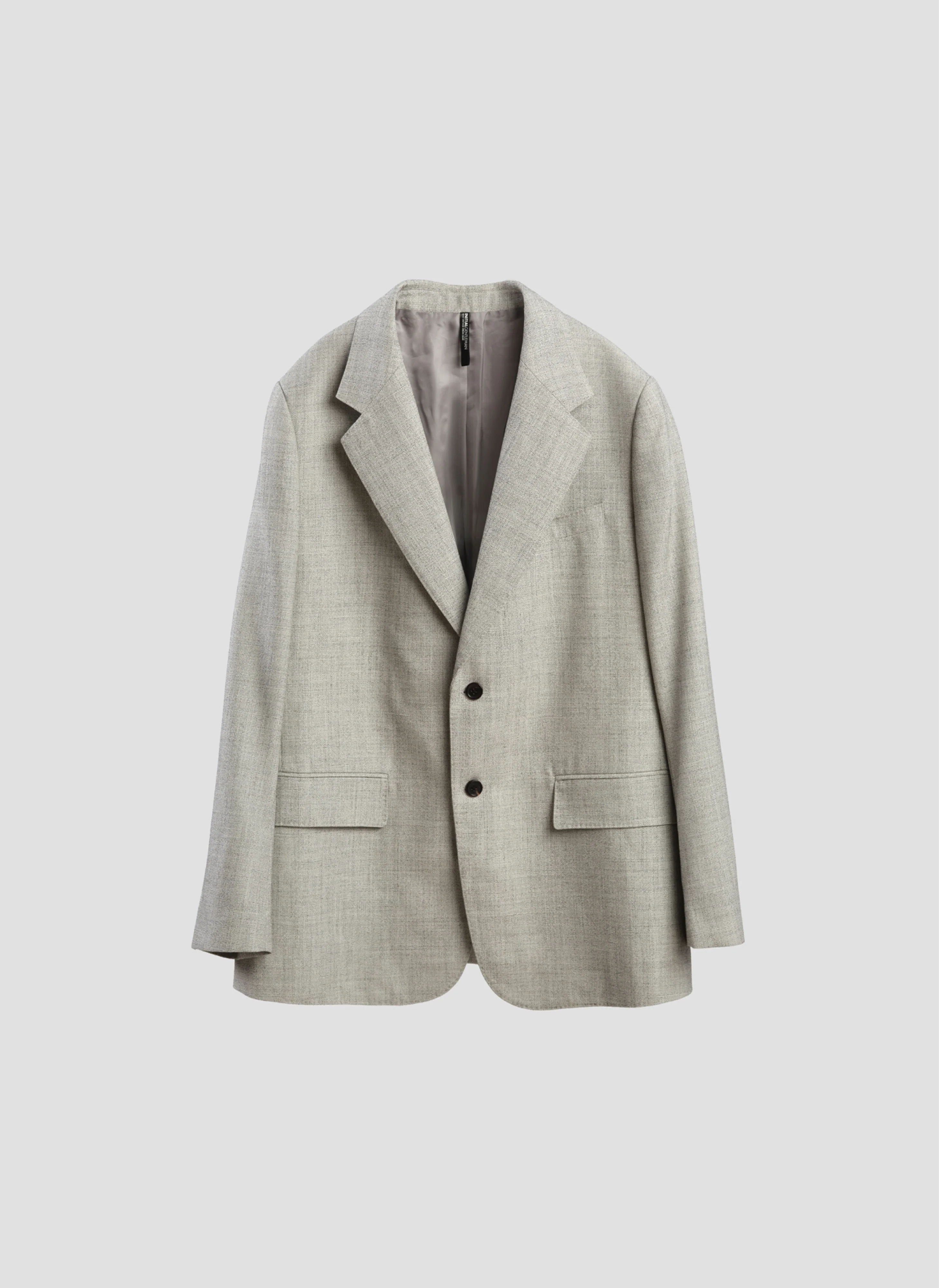 Marzotto Organic Wool Full Constructed Single Breasted Suit Blazer - Umamrii