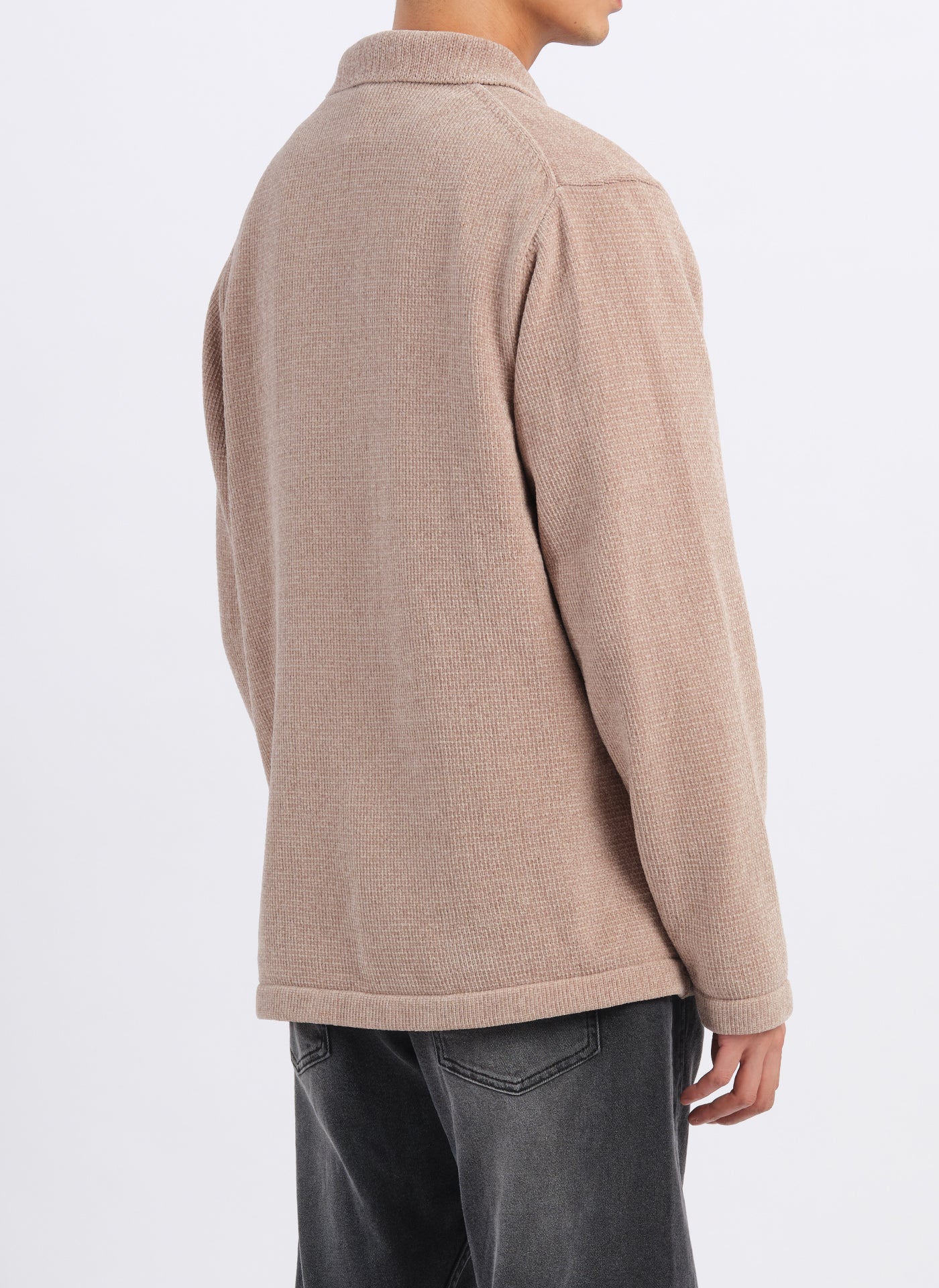 Polyester Velvet Knitted Blazer - Umamrii