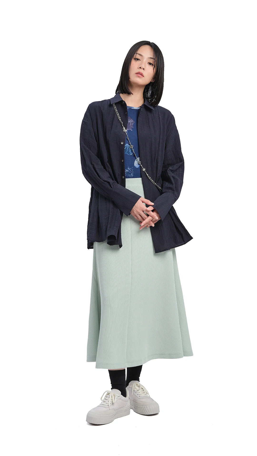 Pattern Mesh Shirt - Umamrii