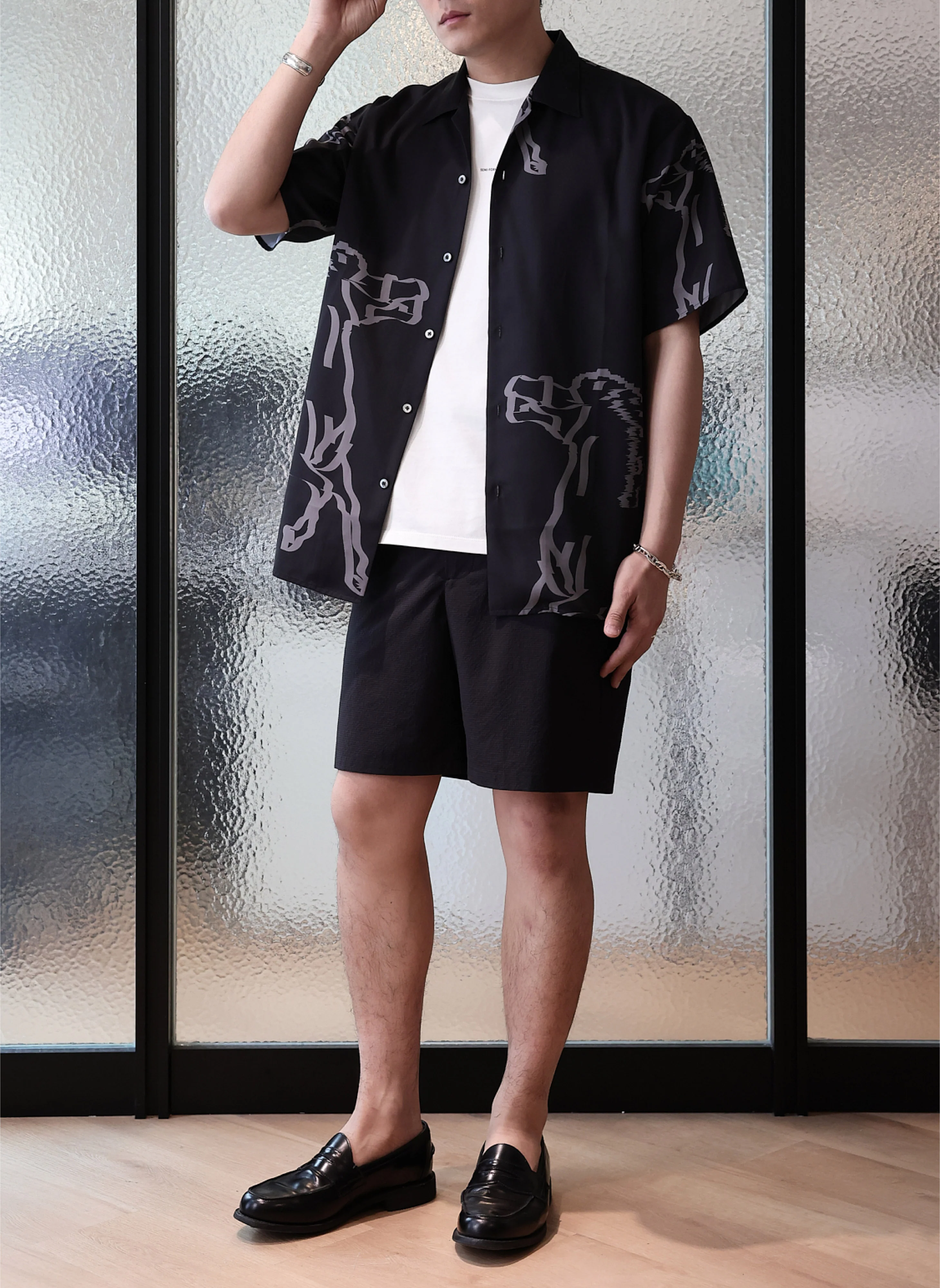 Seersuker Solotex Shorts - Umamrii