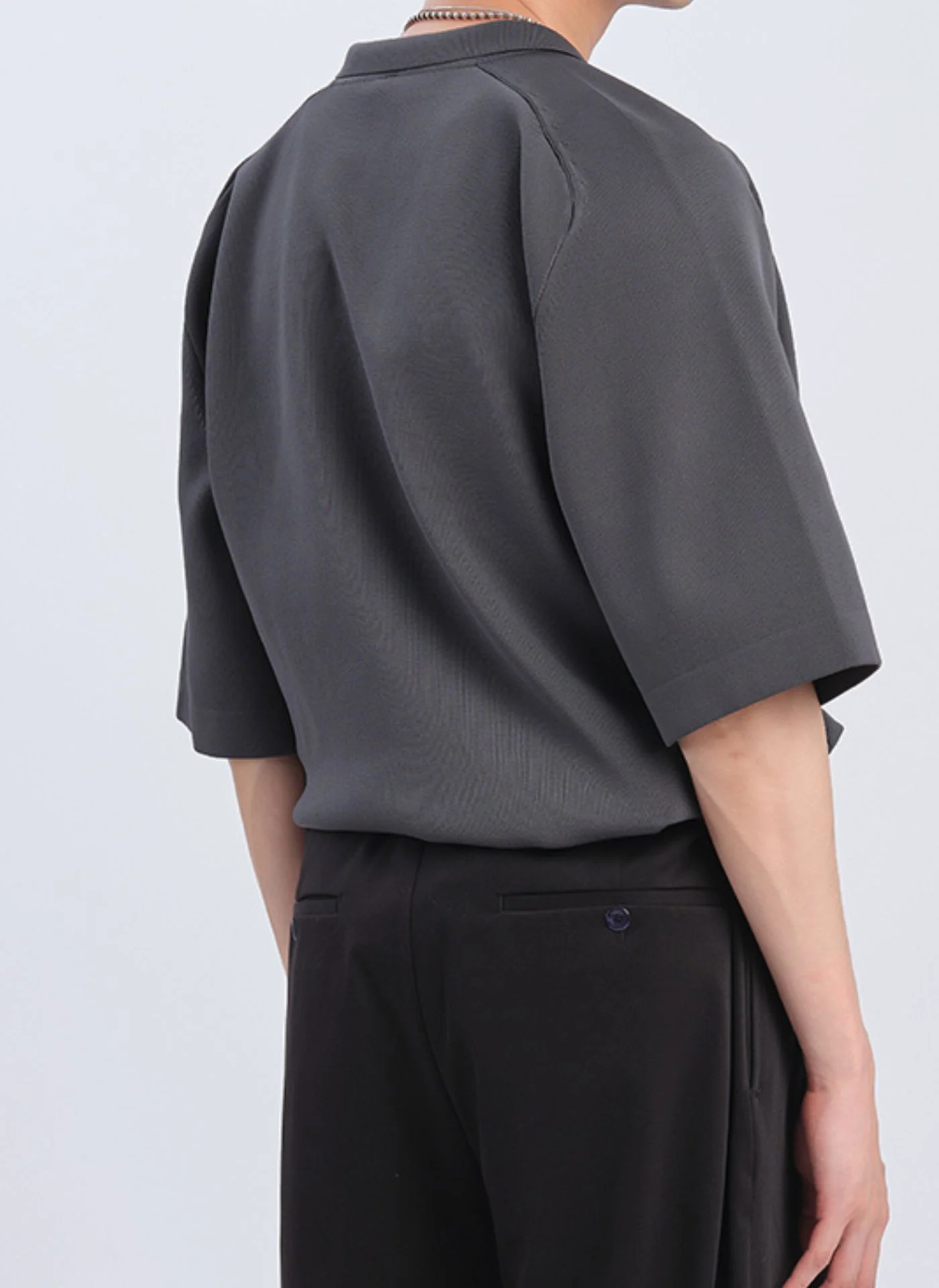 Polyester Business Knit Polo - Umamrii