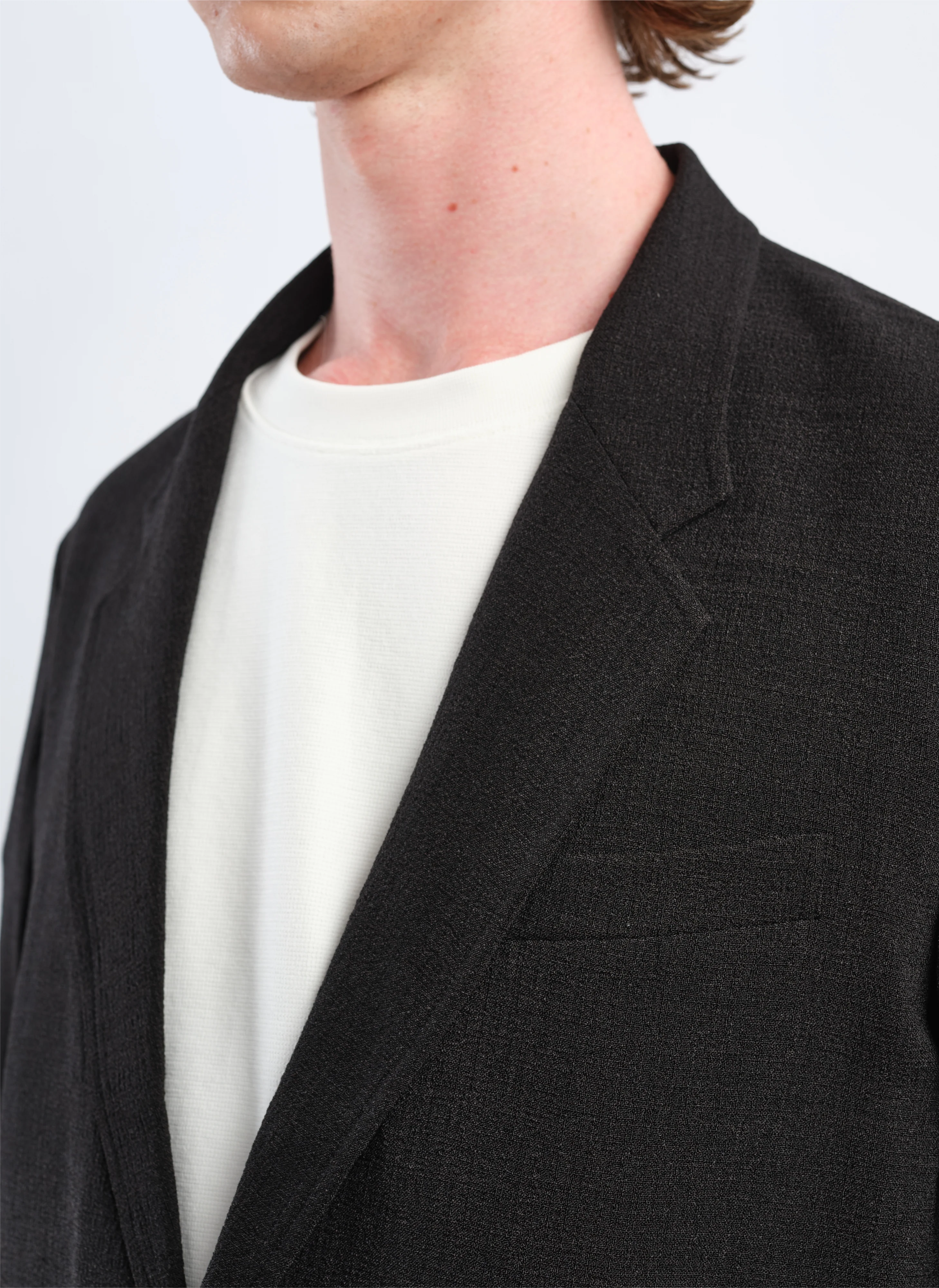 Polyester Soft Single Bresated Blazer - Umamrii