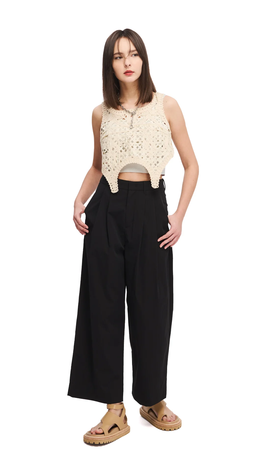 Ring Toe Ankle Strap Sandals - Umamrii