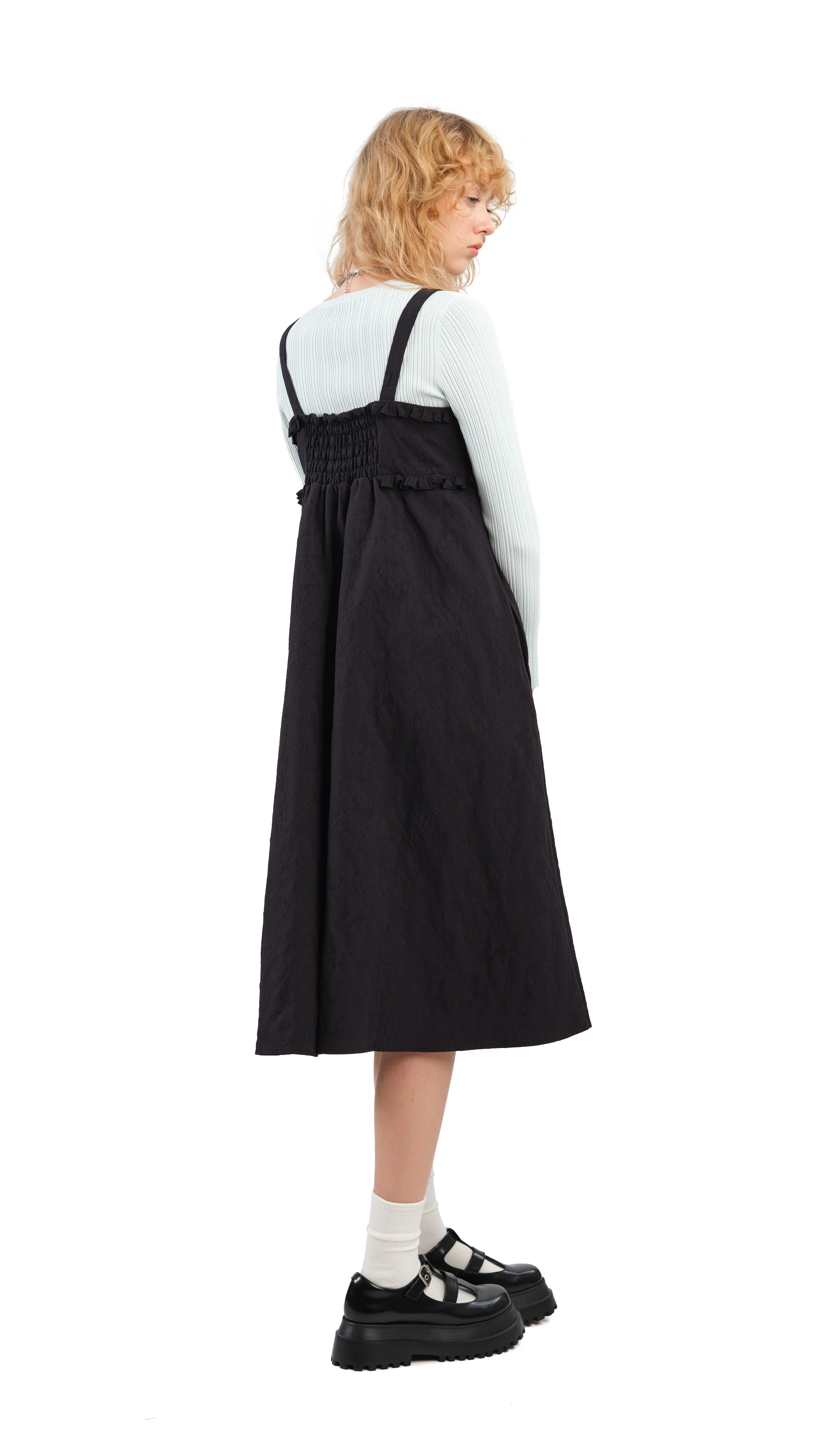 Textural Tiered Dress - Umamrii