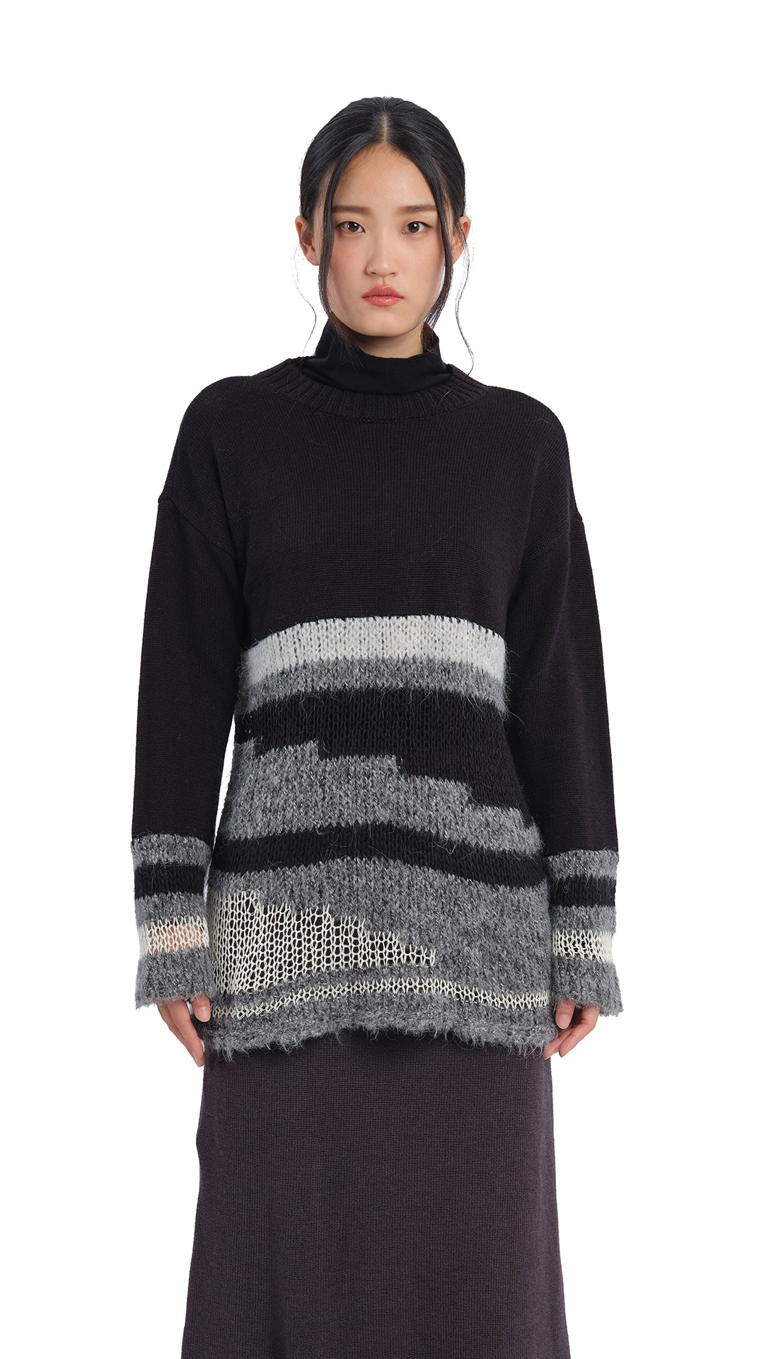 Mix Yarn Sweater - Umamrii