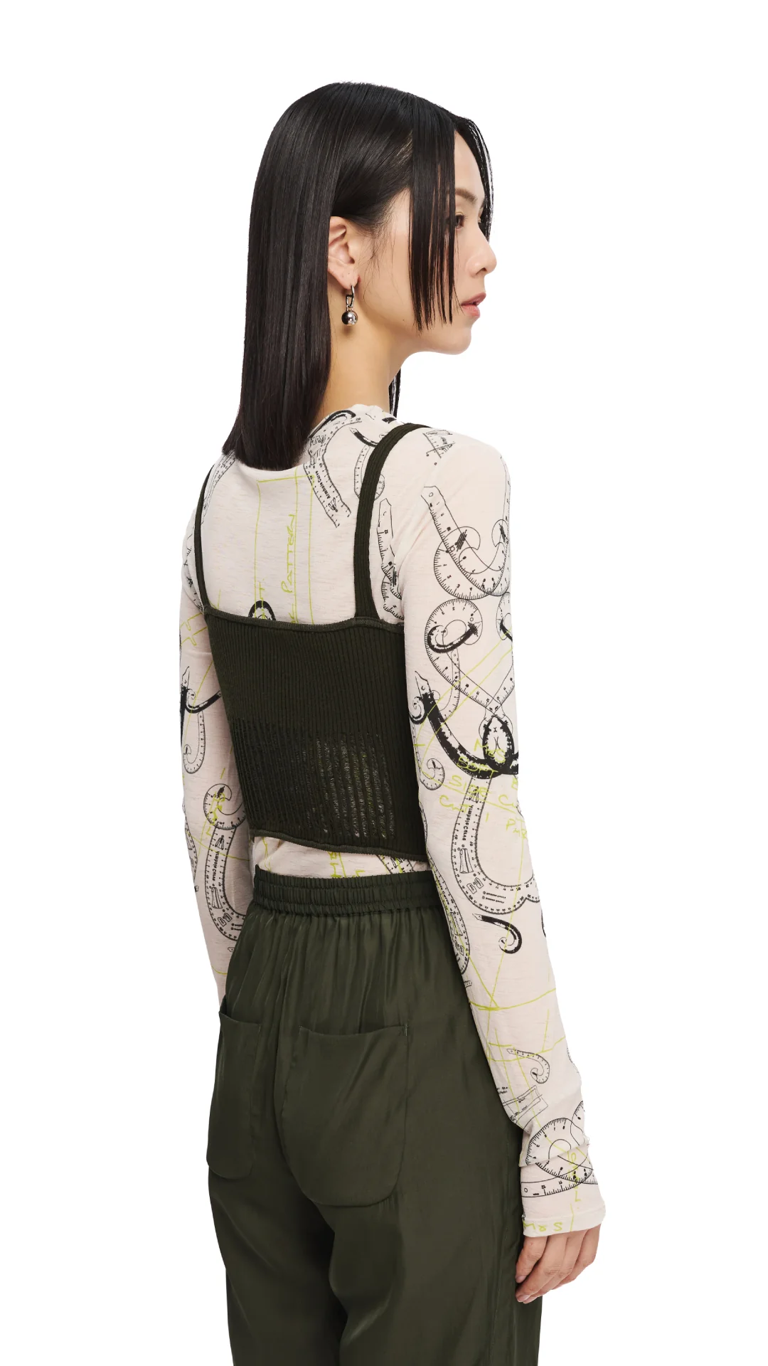 Drop Stitch Knitted Bustier - Umamrii