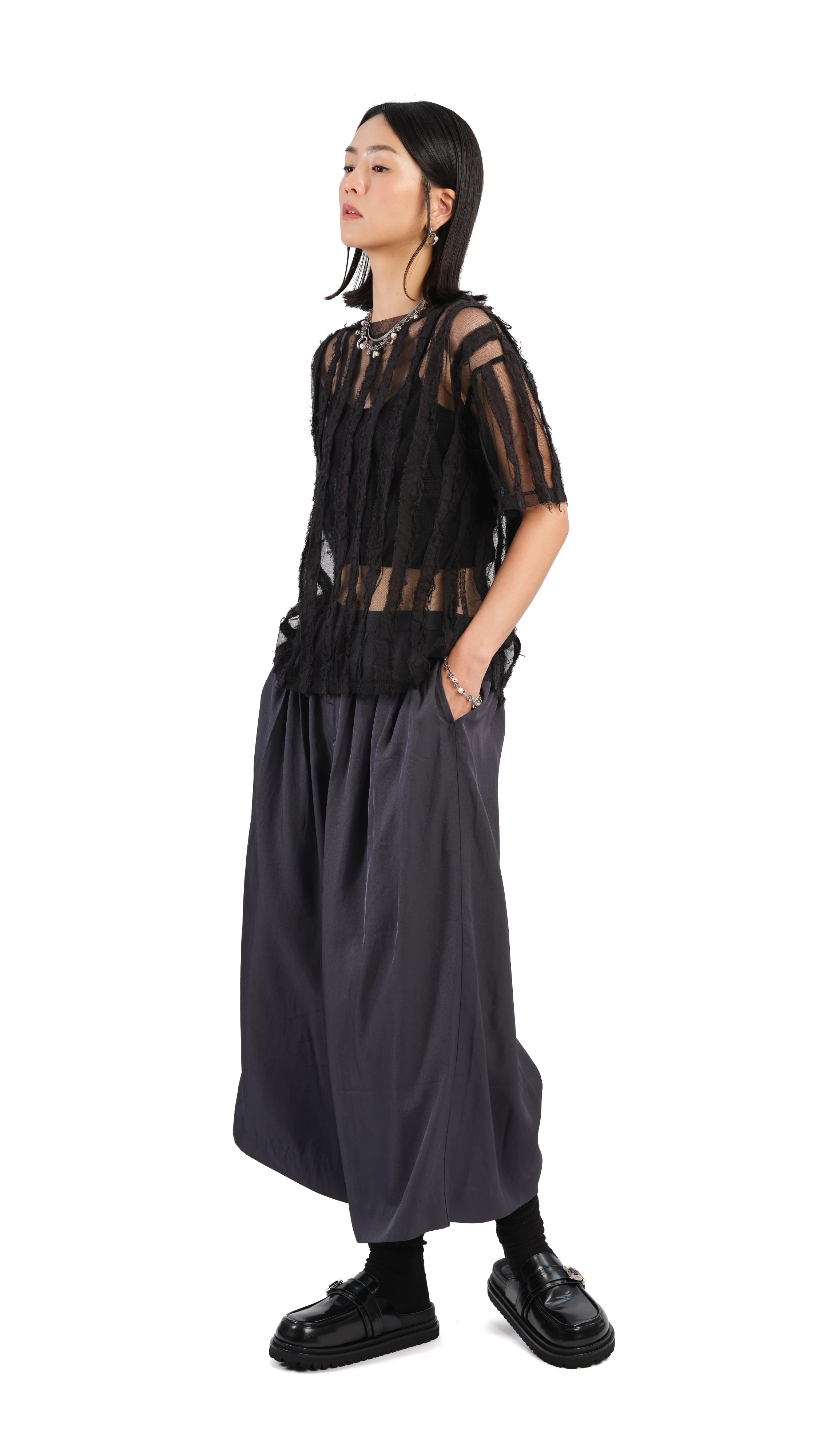 Mesh Patch Top - Umamrii