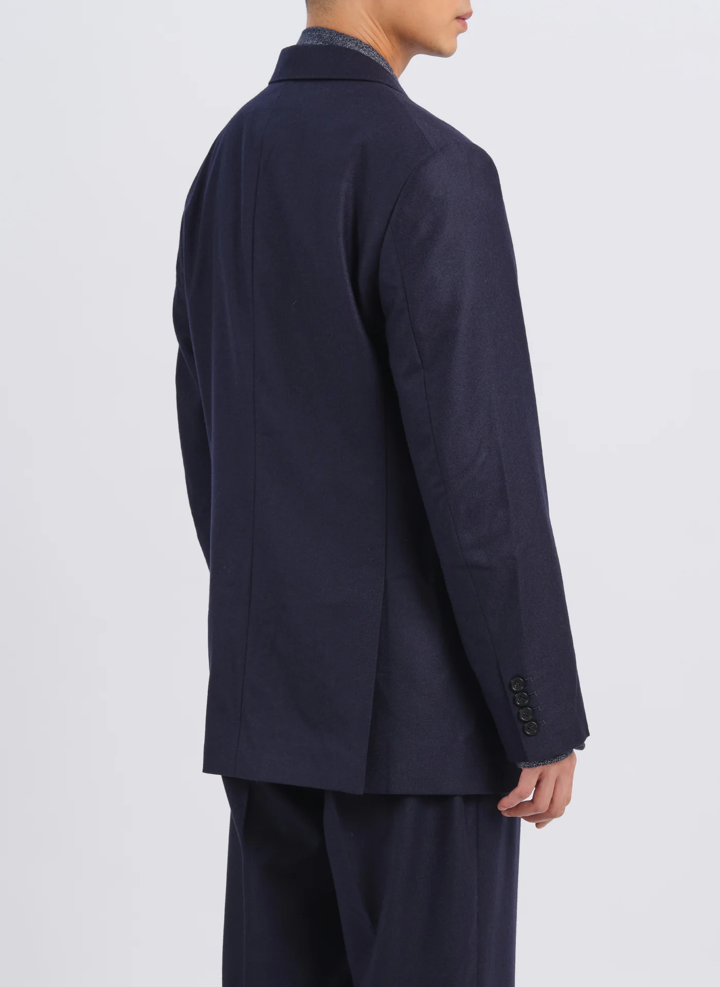 Marzotto Extrafine Wool Construction Suit Blazer - Umamrii