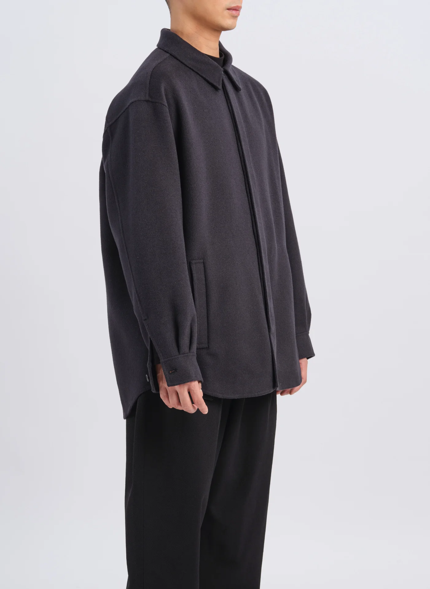W.R Wool Cashmere Shirt Jacket - Umamrii