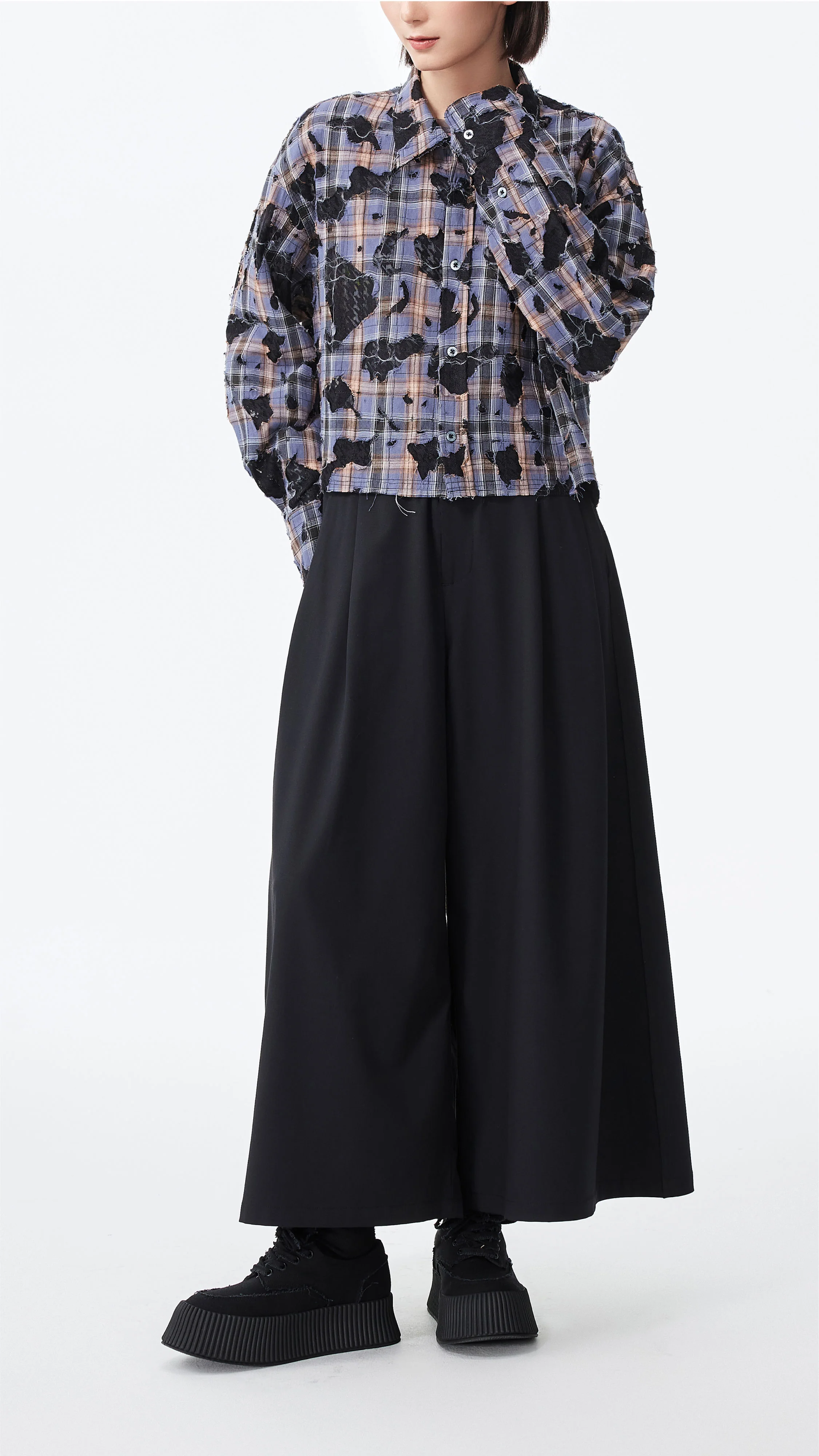 Patchwork Lace Shirt - Umamrii