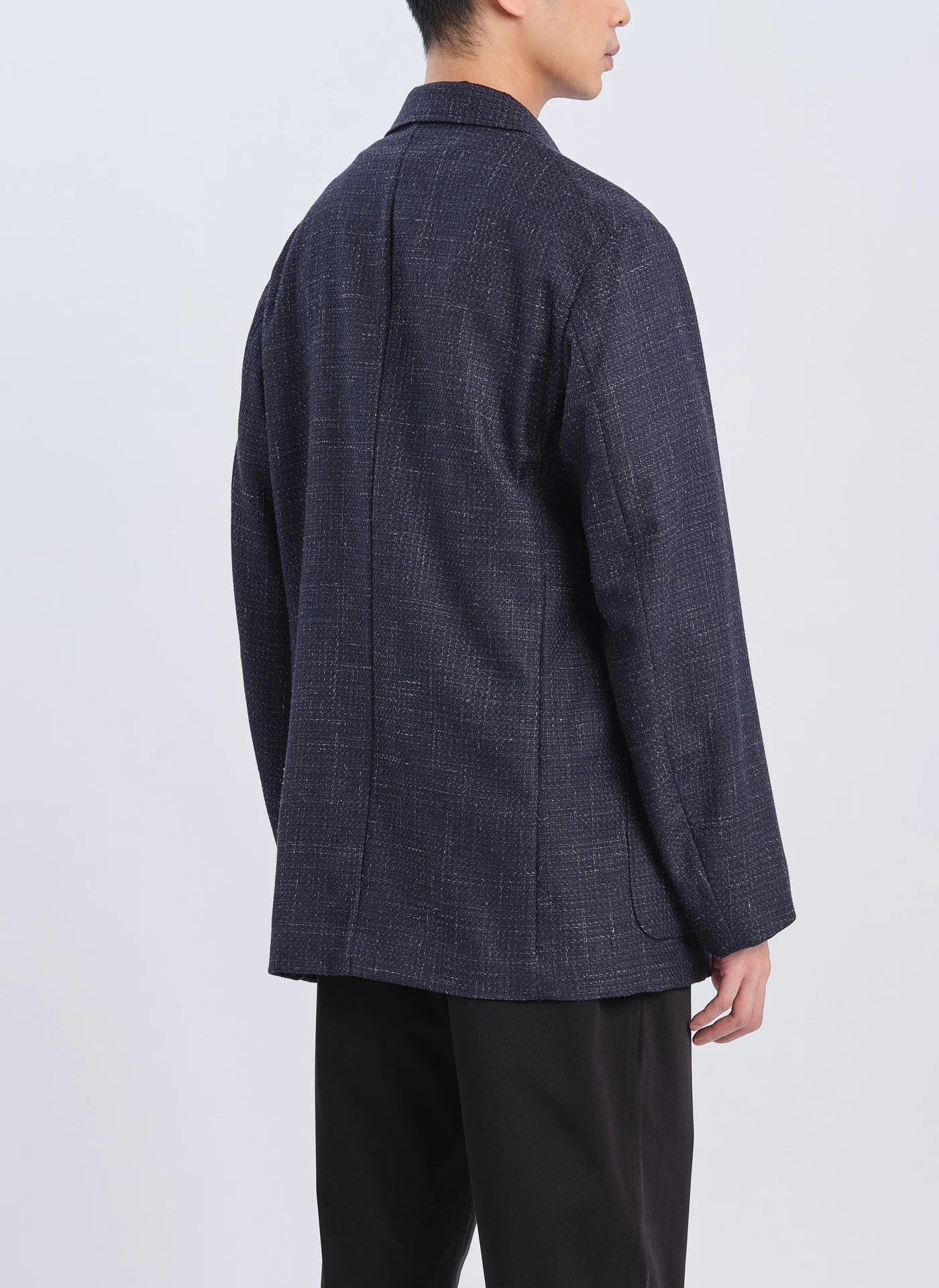 Marzotto Wool Silk Linen Soft Double Breasted Blazer - Umamrii