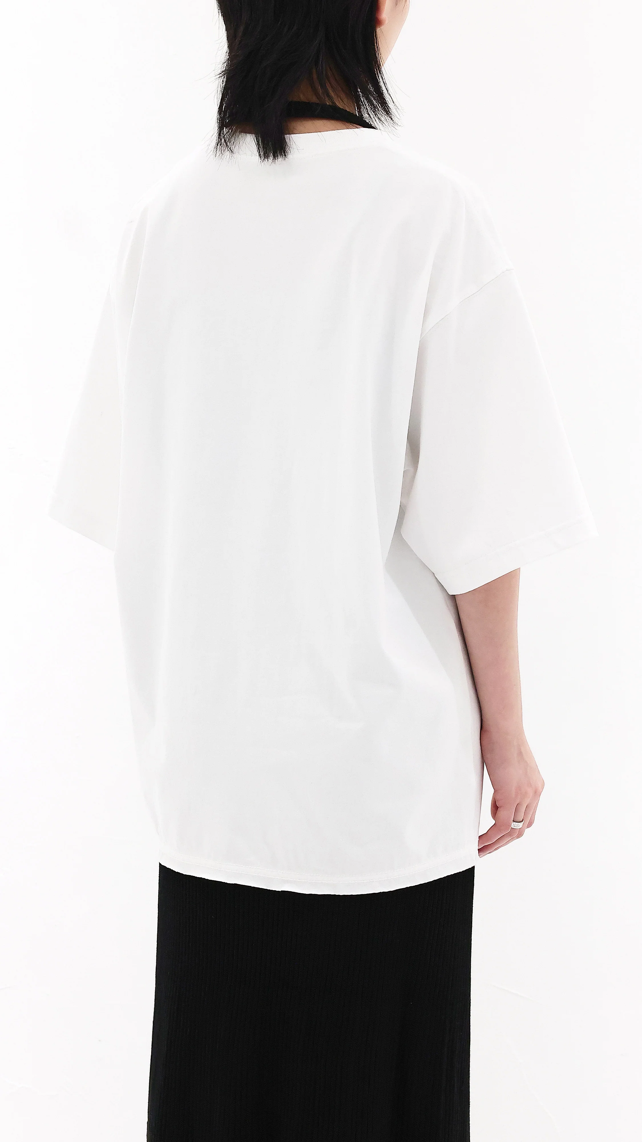 INITIAL x Little Thunder Oversize Washed Print-Tee - Umamrii