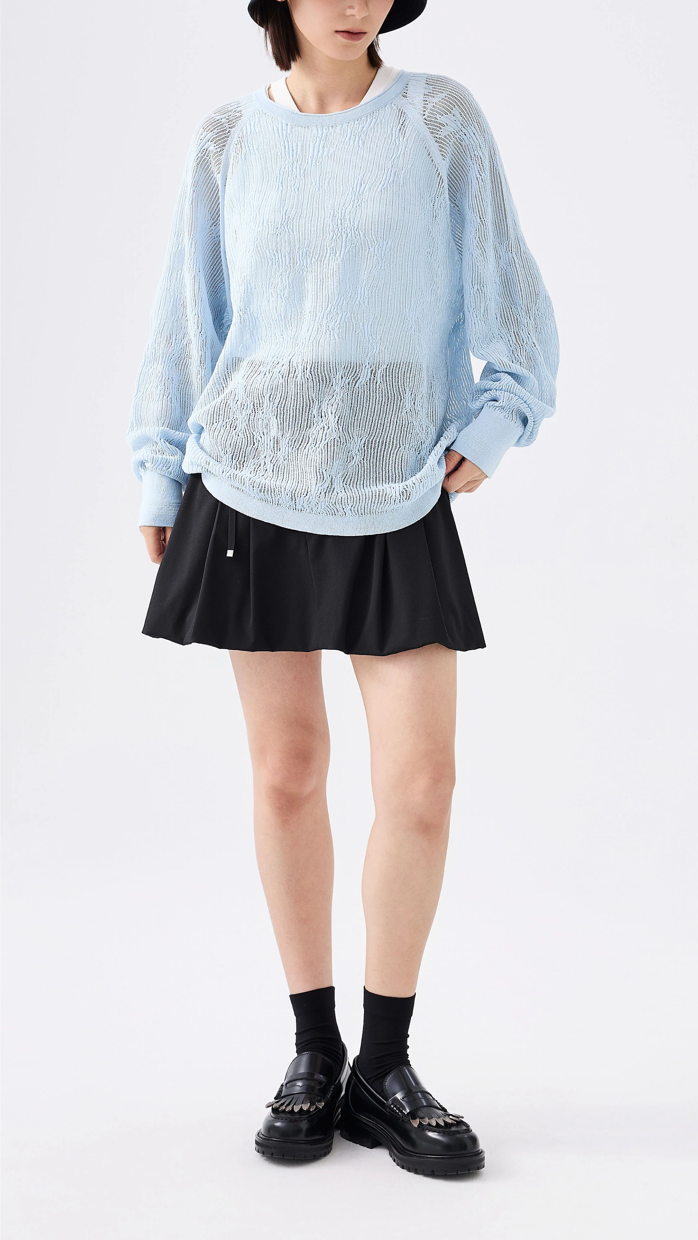 Fancy Knit Pullover - Umamrii