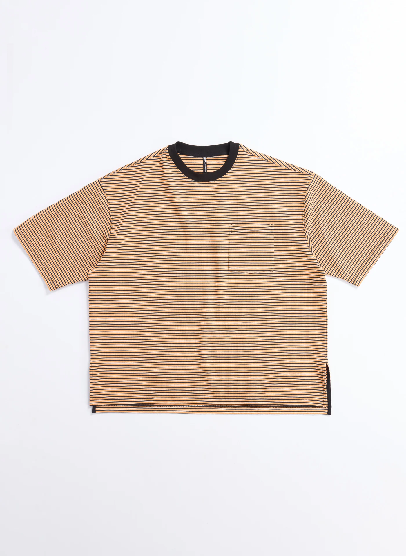 Jacquard Short Sleeves Border Top (T03) - Umamrii