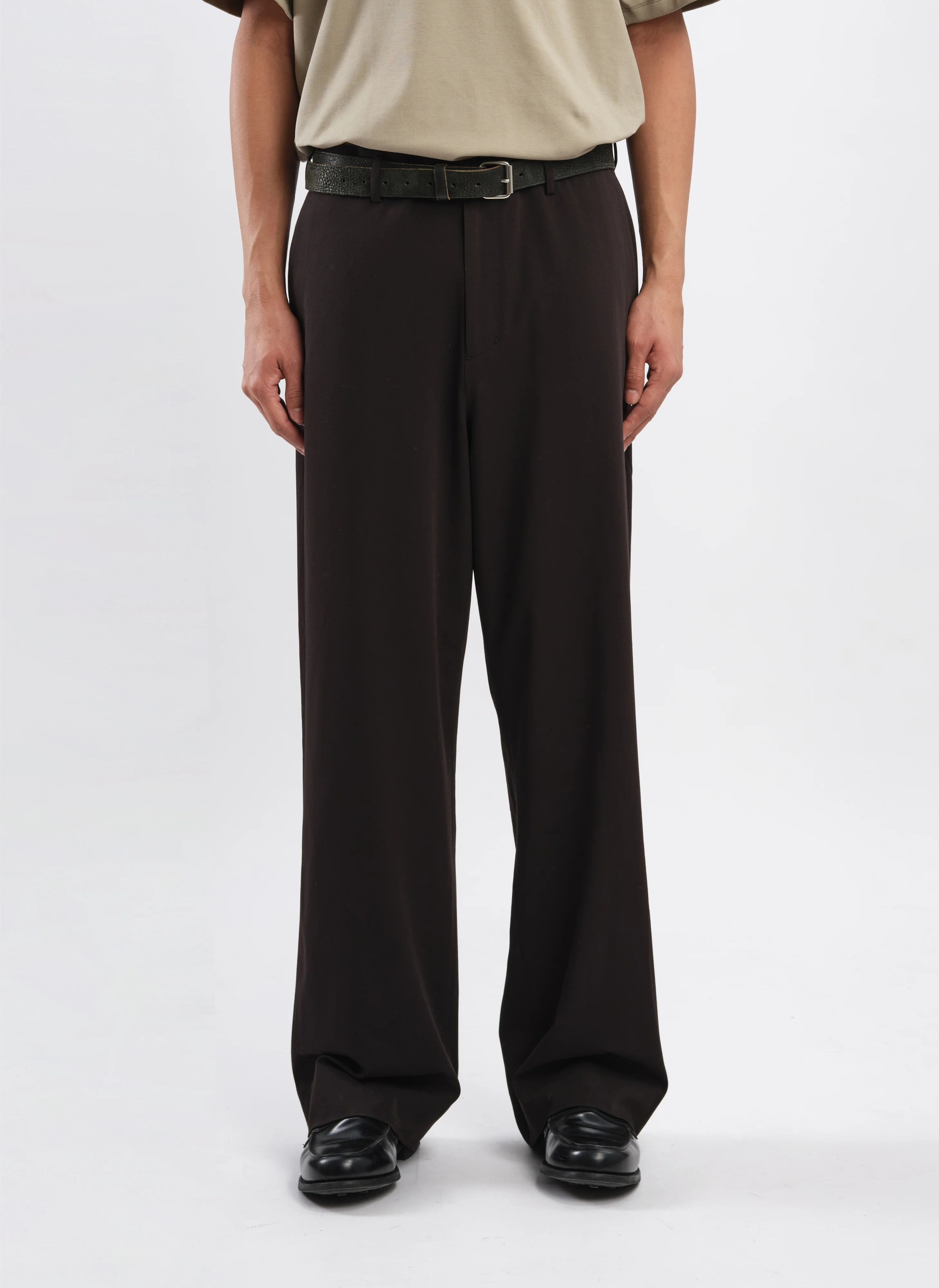 Tencel Cotton Polyester Spandex Wide Straight Pants - Umamrii