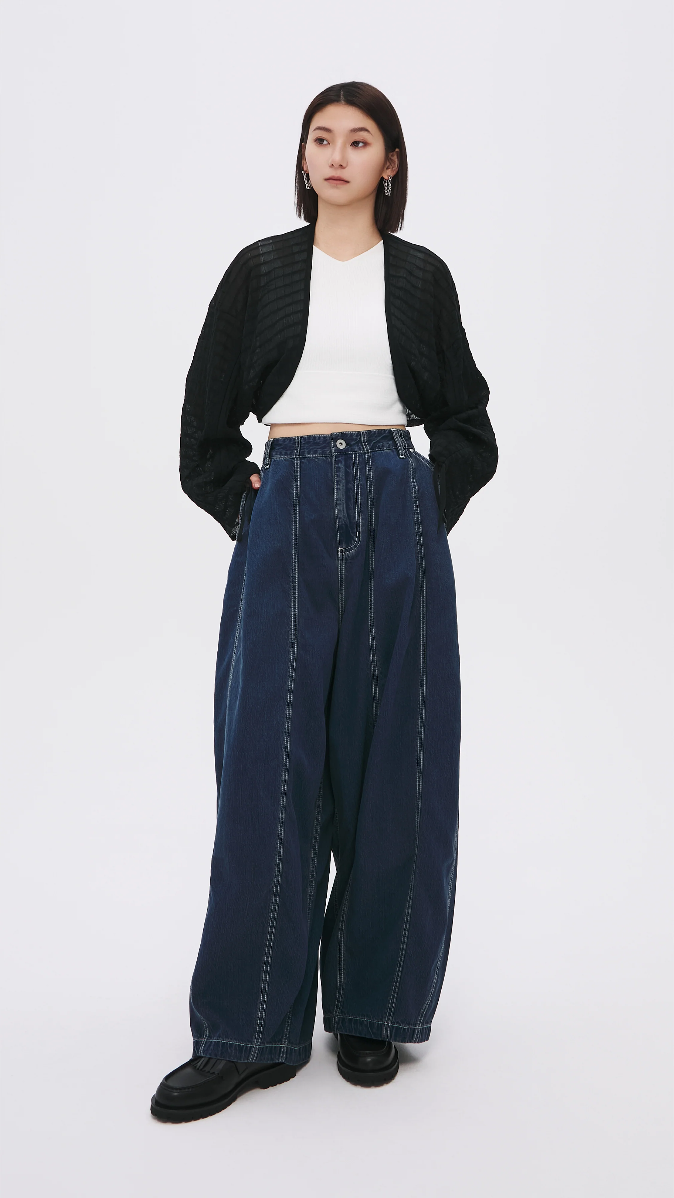 Rebuilt Balloon Jeans - Umamrii
