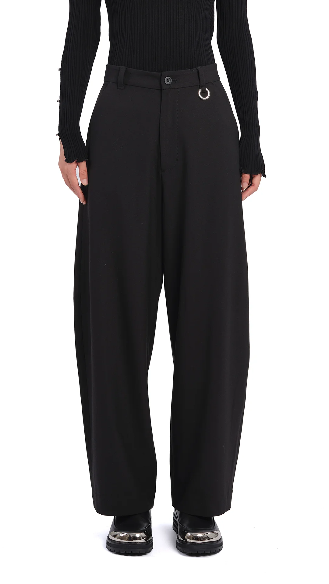 Dyed Stretch Twill Balloon Pants - Umamrii