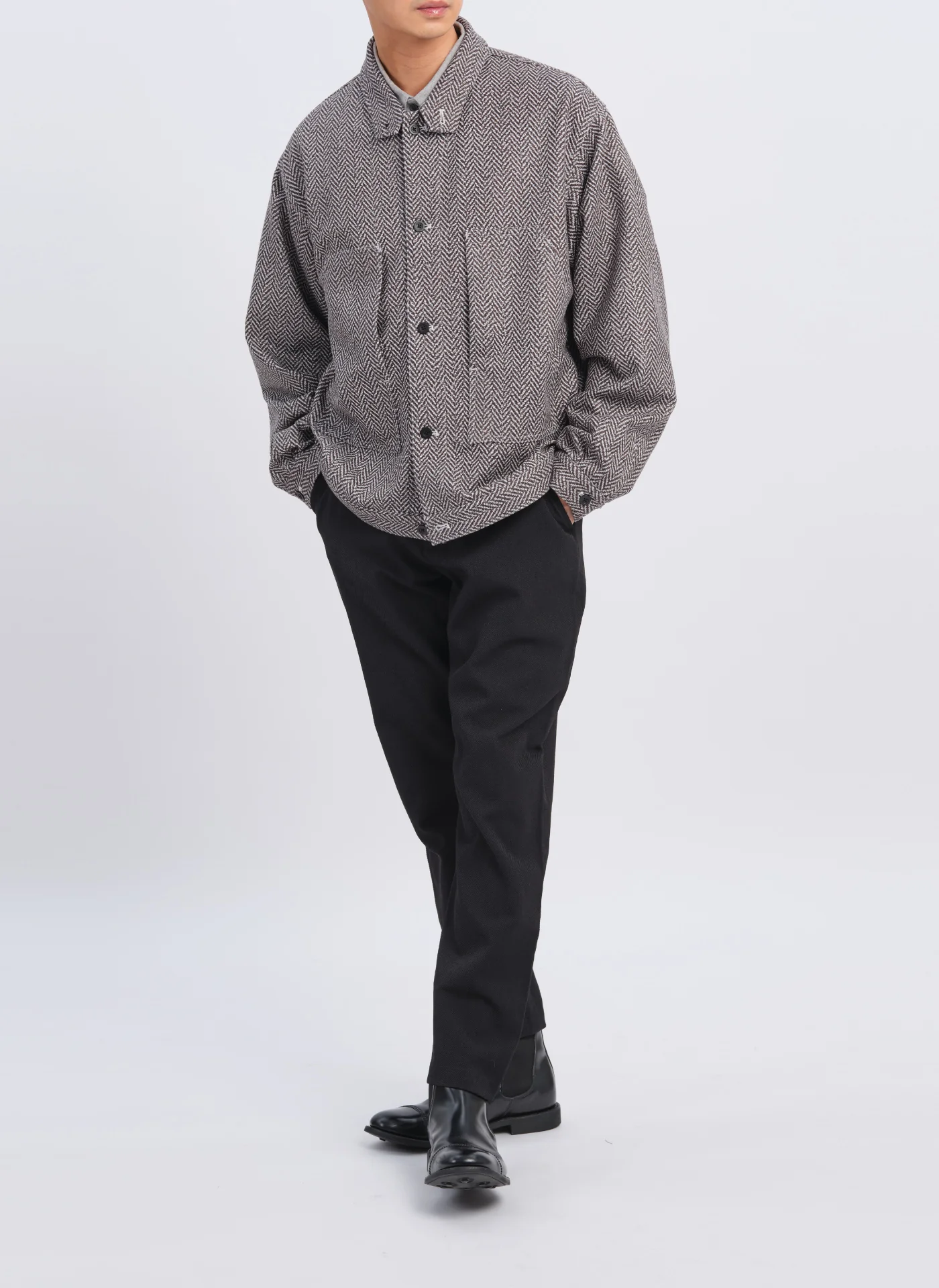 Solotex Garbardine (Work) Ankle Length Tapered Slim Pants [P-07] - Umamrii