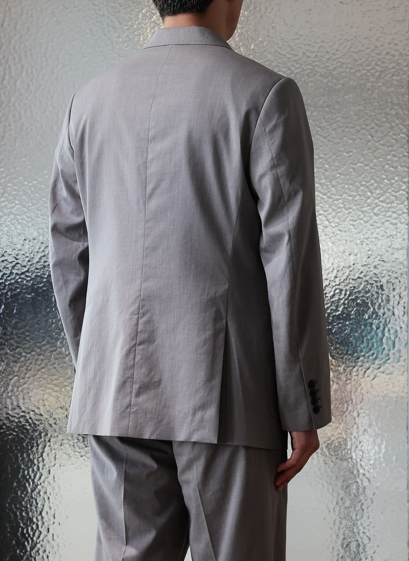 Coolmax Polyester Ramie Construction Suit Blazer - Umamrii