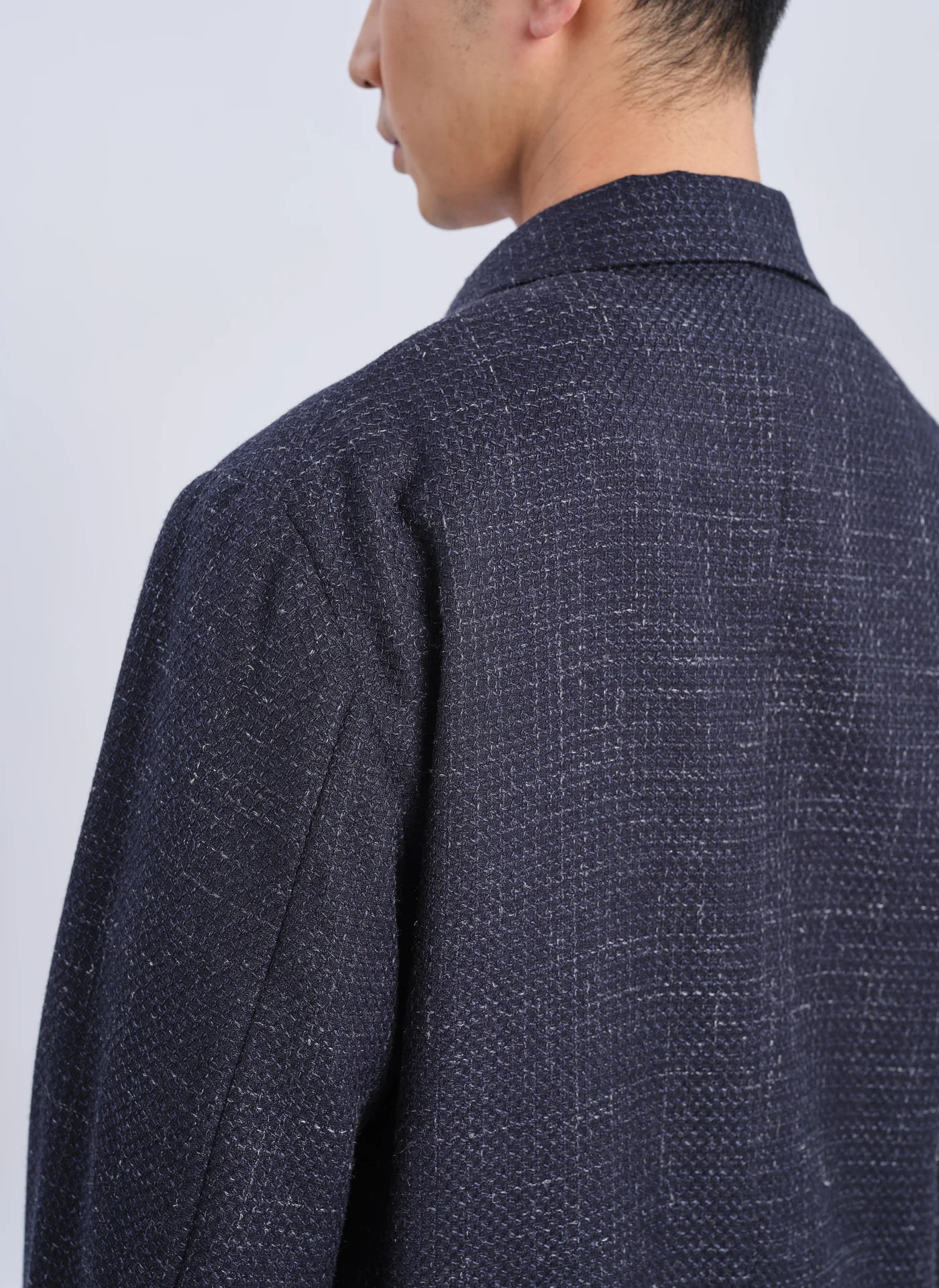 Marzotto Wool Silk Linen Soft Double Breasted Blazer - Umamrii