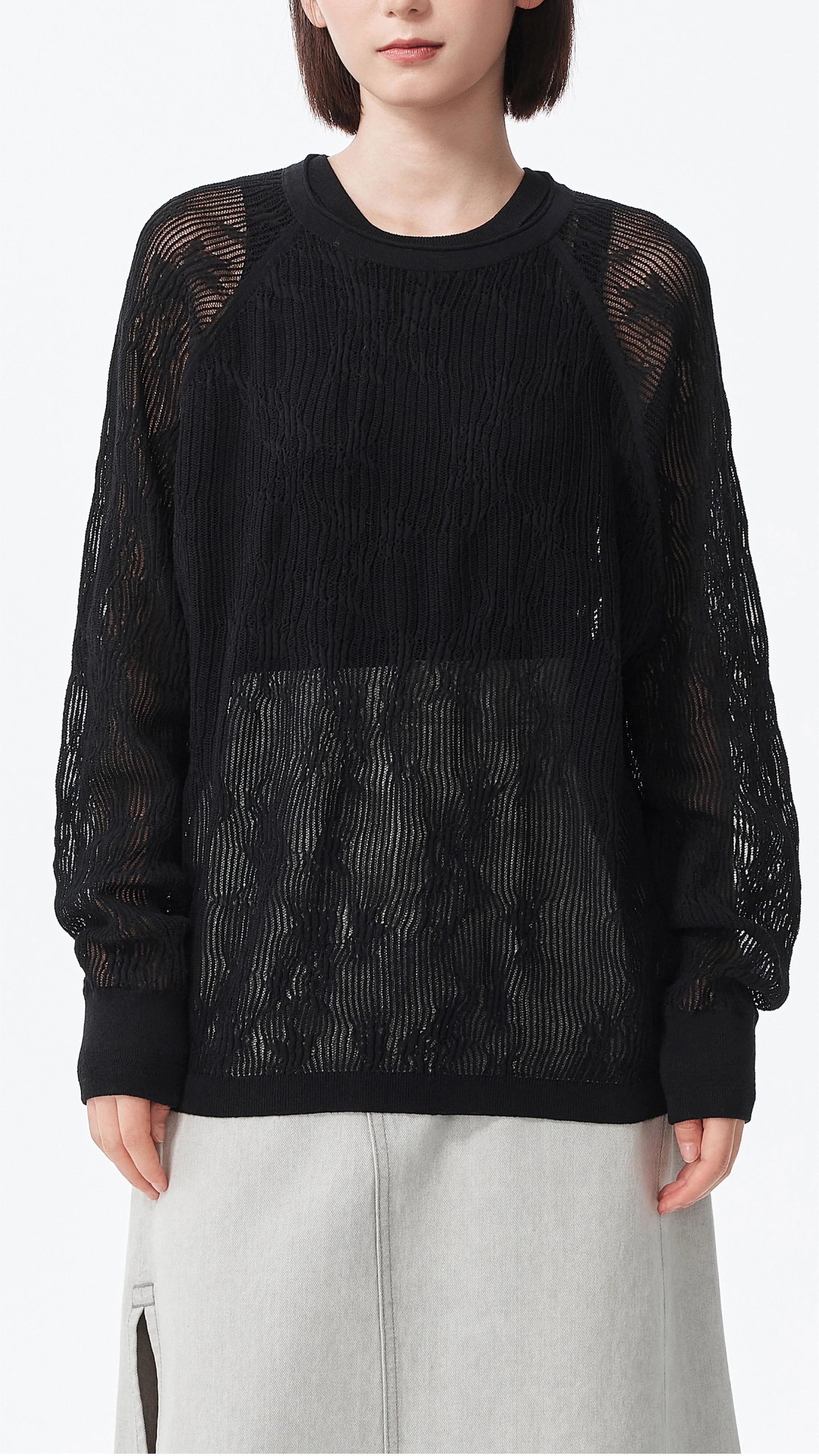 Fancy Knit Pullover - Umamrii