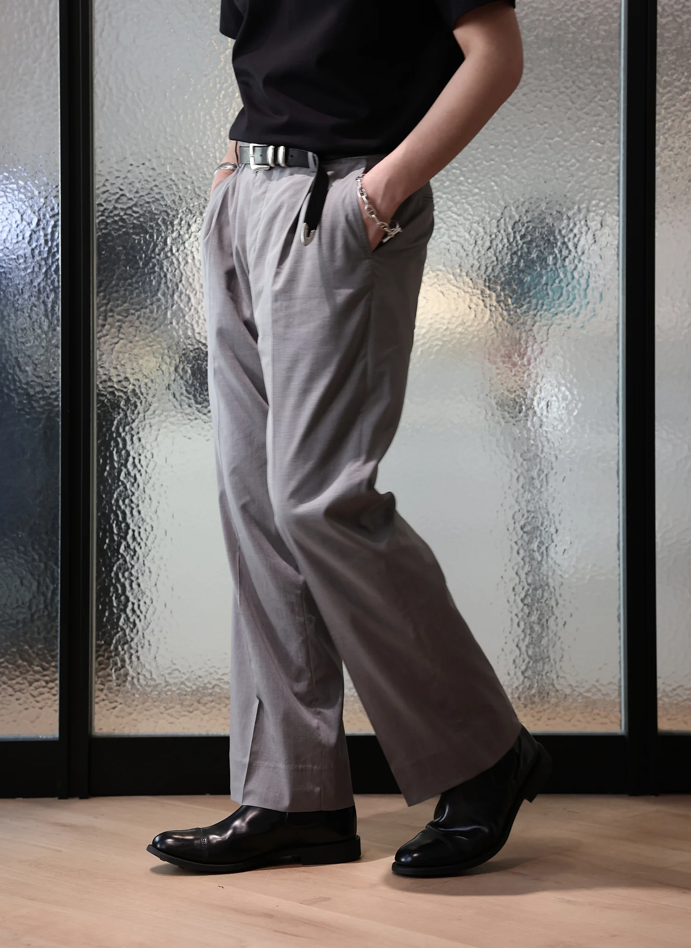 Coolmax Polyester Ramie Construction Suit Pants - Umamrii