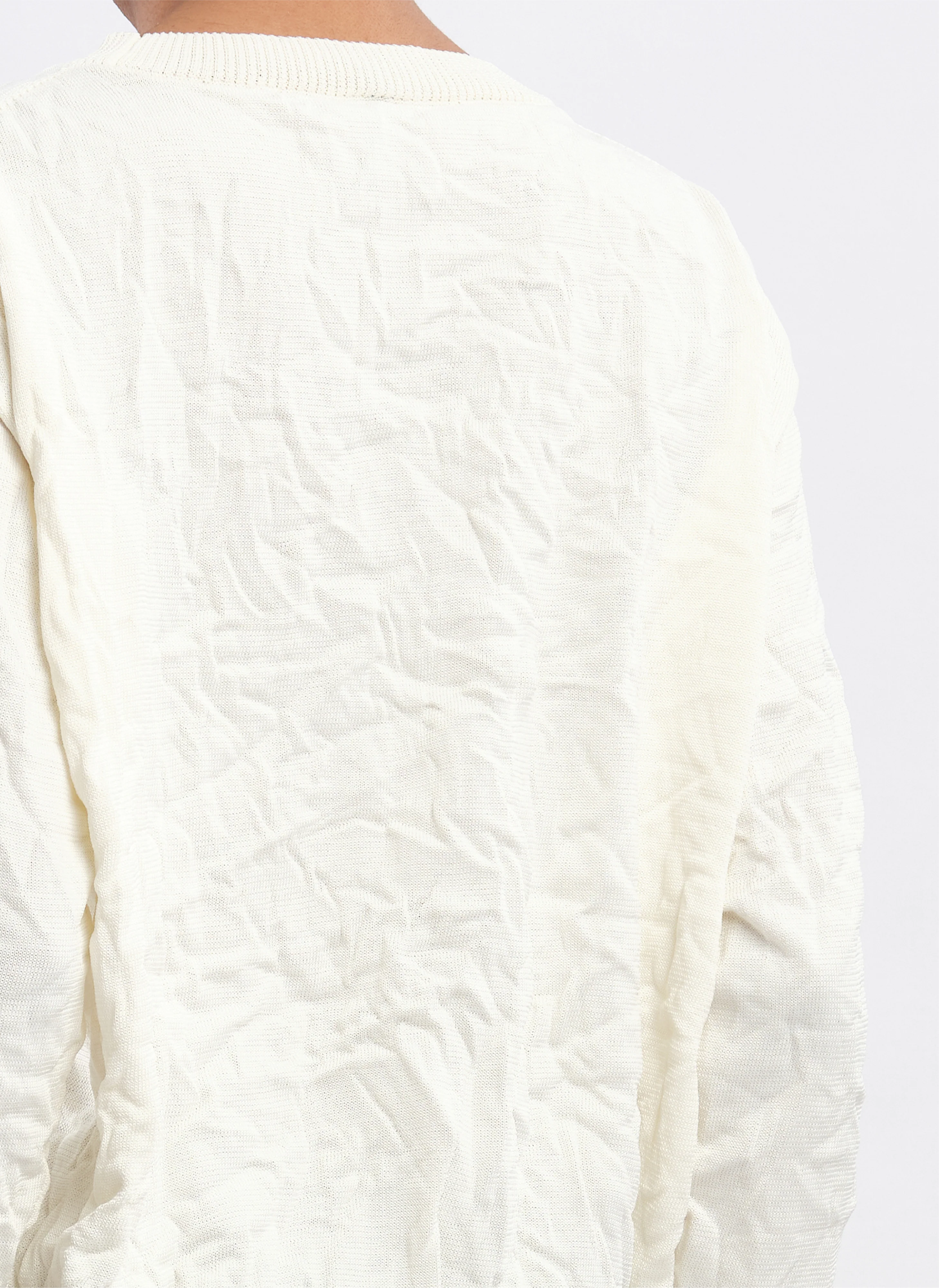 Wrinkle Polyester Dry Knit Pullover - Umamrii