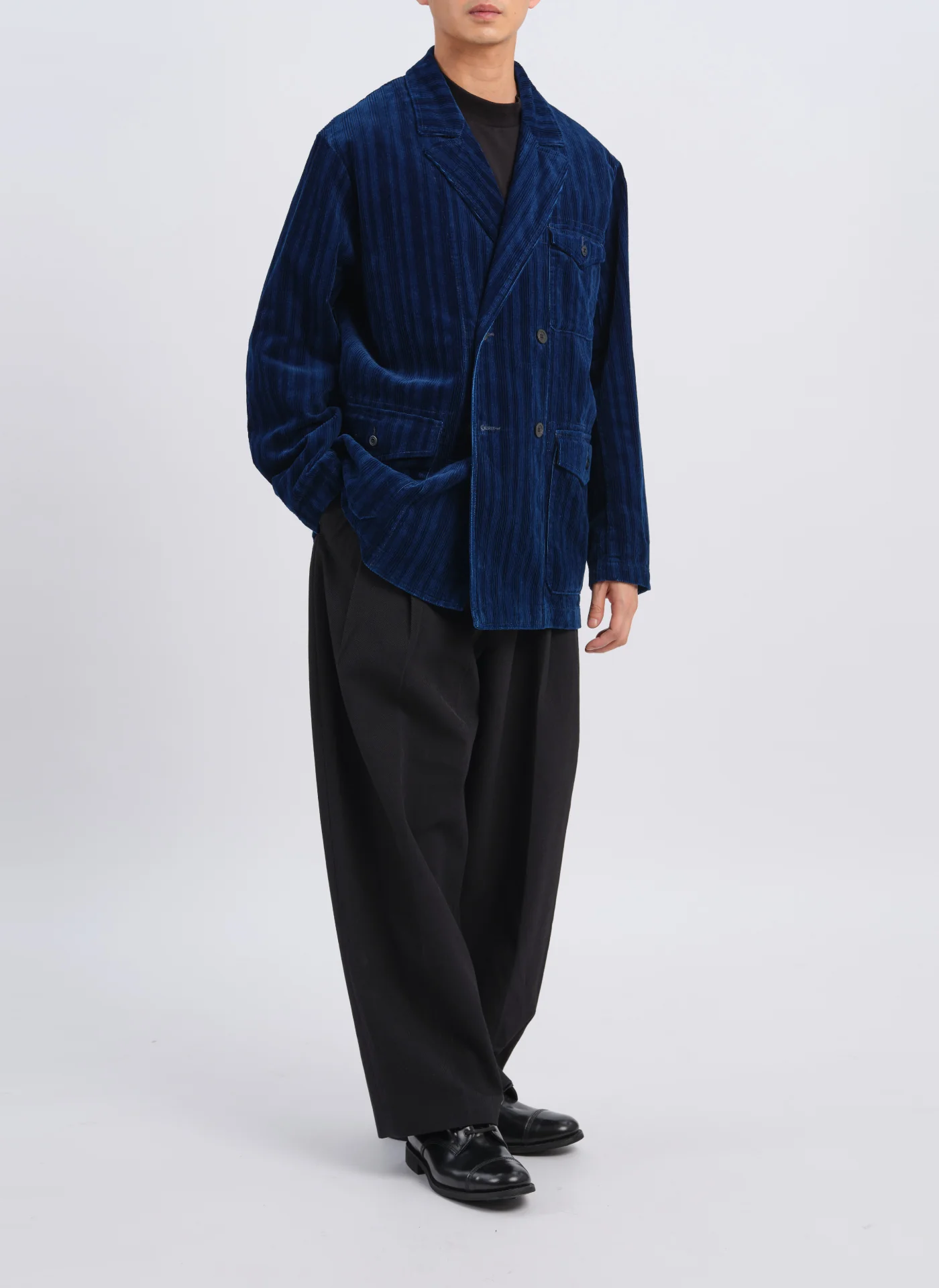 Solotex Garbardine (Work) Pleated WidePants (P-17) - Umamrii