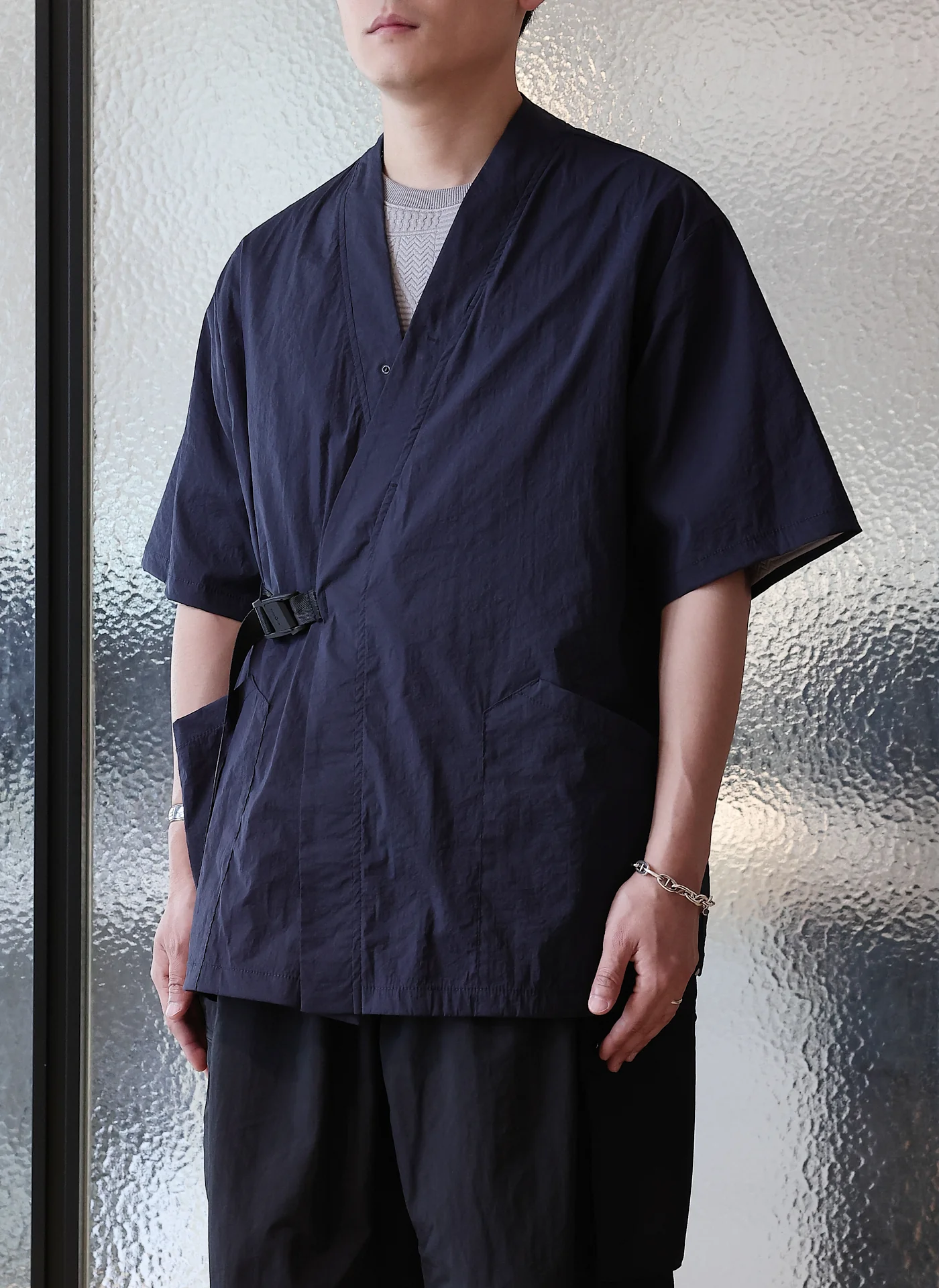 Nylon Polyester Business Pack Kimono Jacket - Umamrii