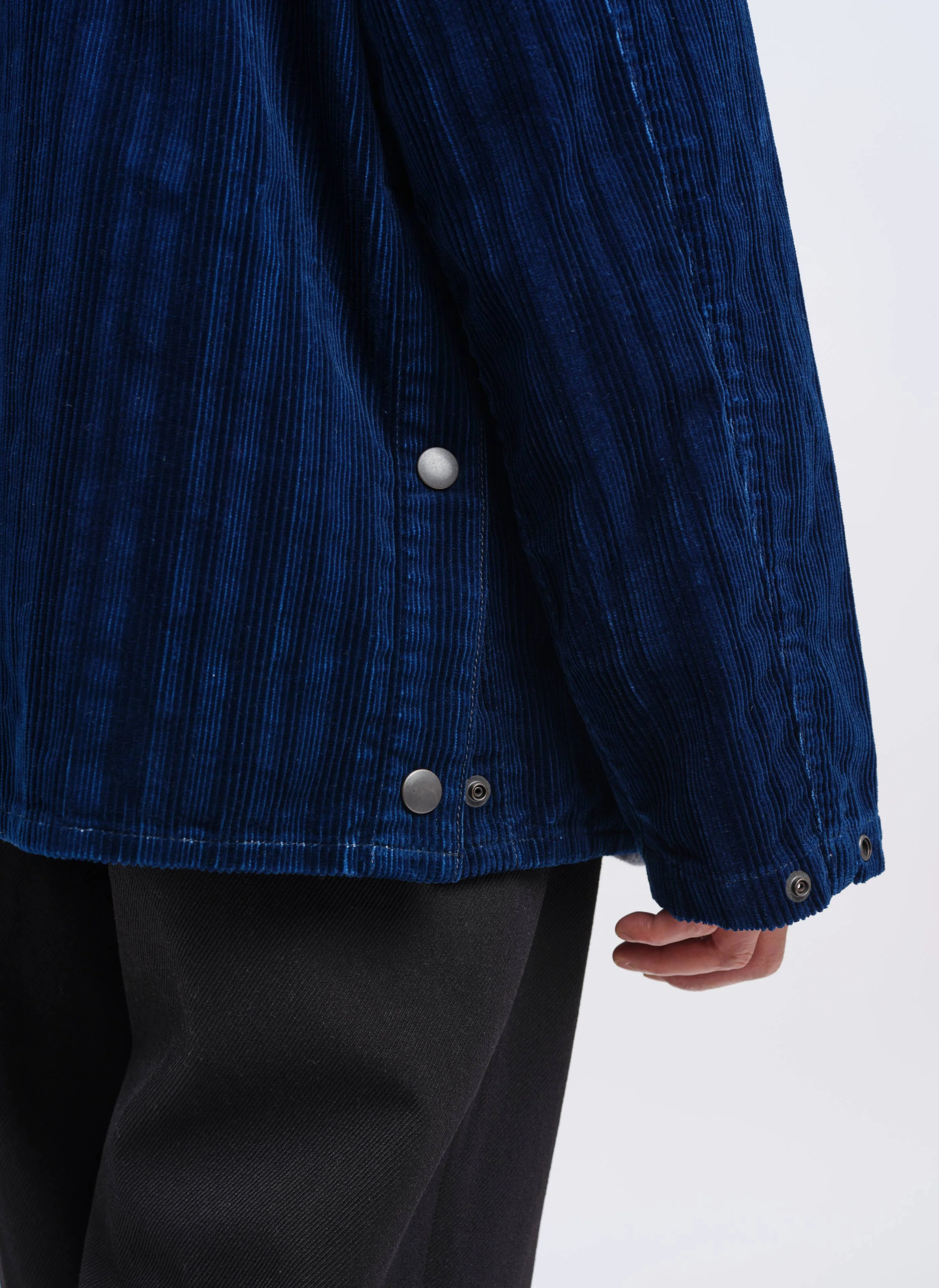 Indigo Cotton Corduroy Hunting Jacket - Umamrii