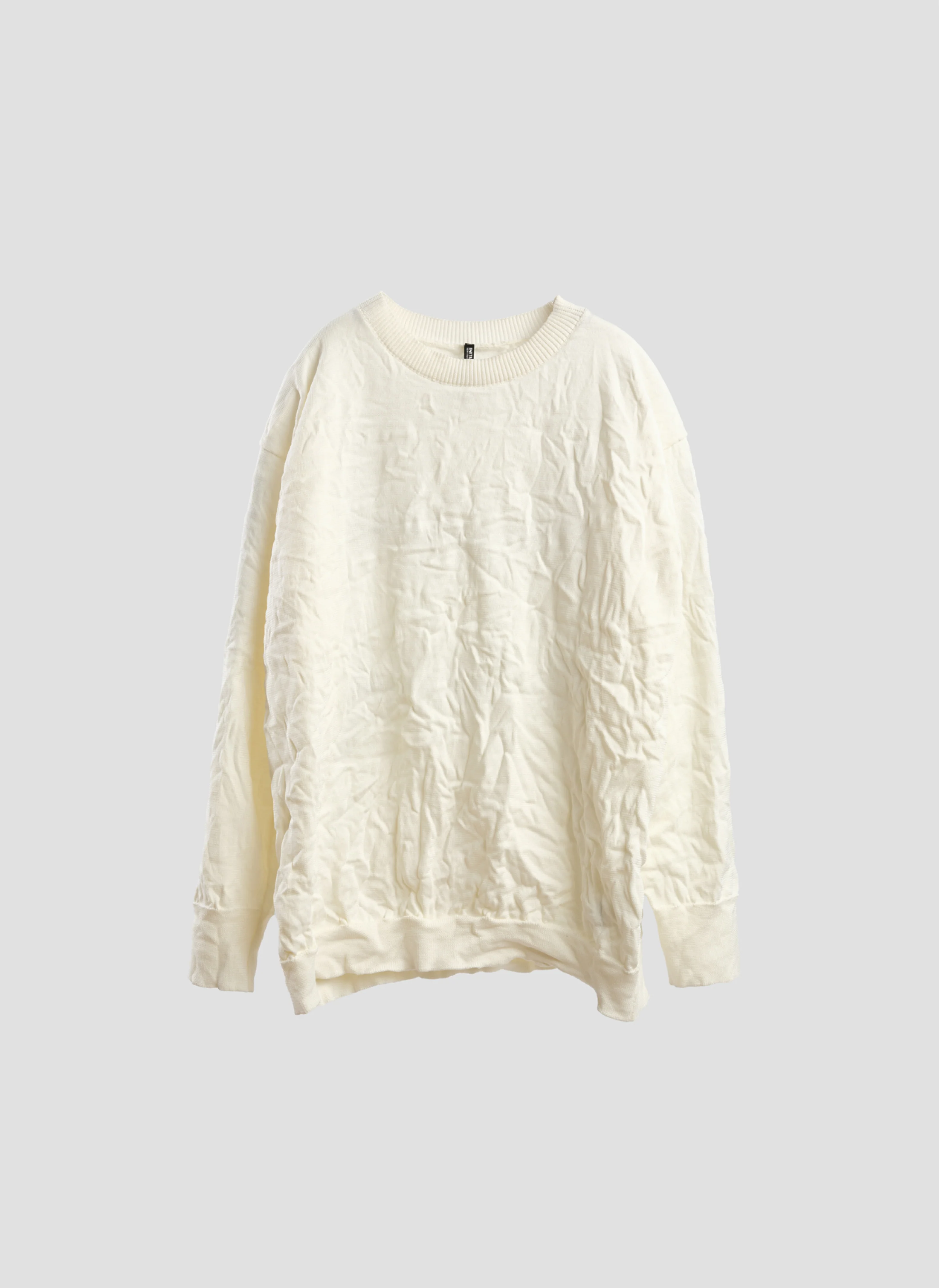 Wrinkle Polyester Dry Knit Pullover - Umamrii