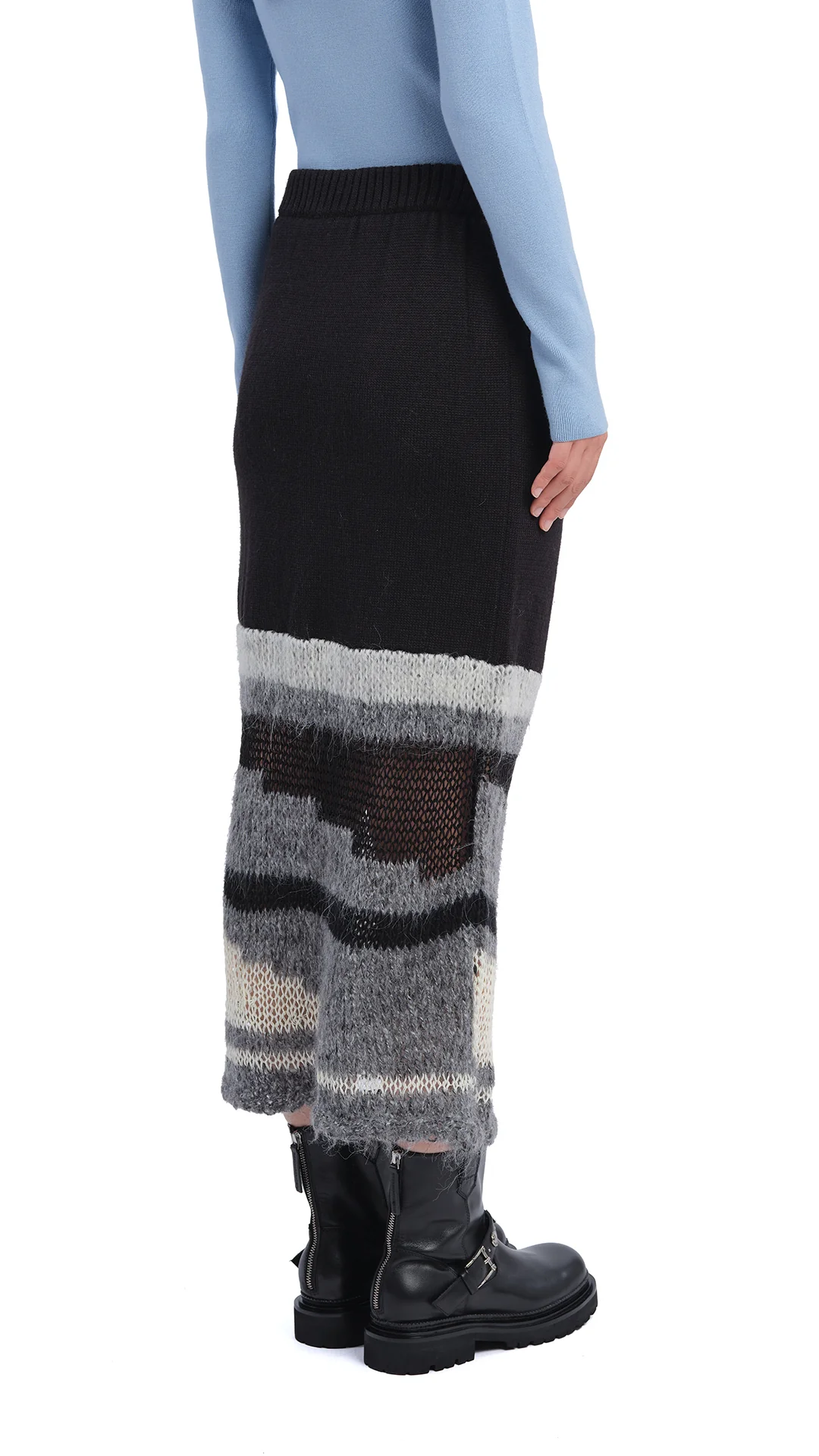 Mix Yarn Knit Skirt - Umamrii