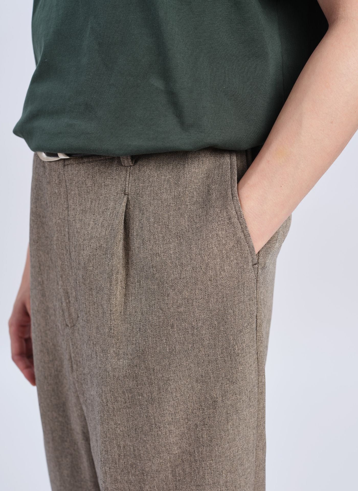Naturemier Melange Polyester Easy Pants - Umamrii
