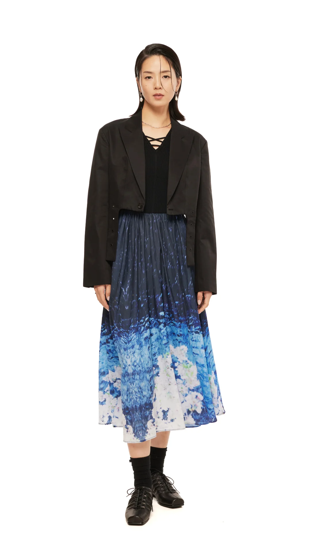 Cropped Blazer - Umamrii