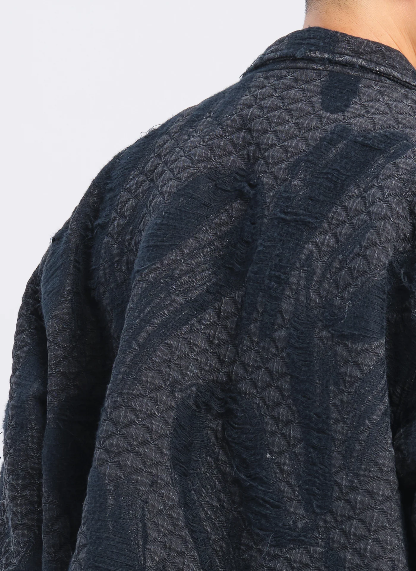 Cotton Polyester Jacquard Paisley Soft Double breasted Blazer - Umamrii