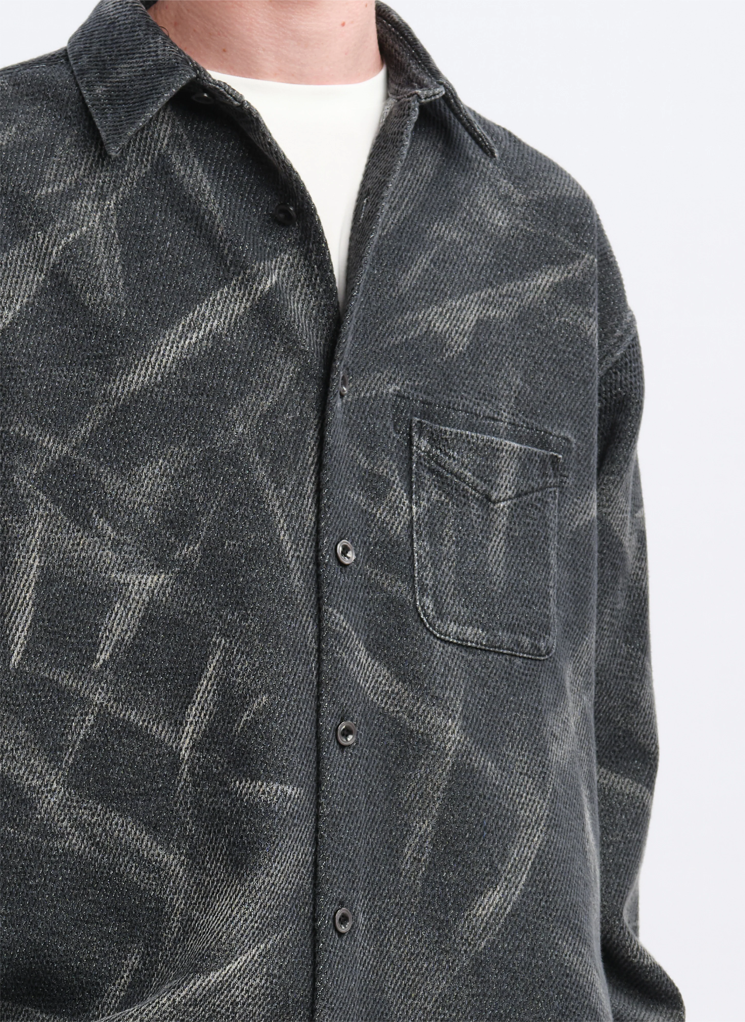 Cotton Polyester Jersey Shirt Jacket - Umamrii