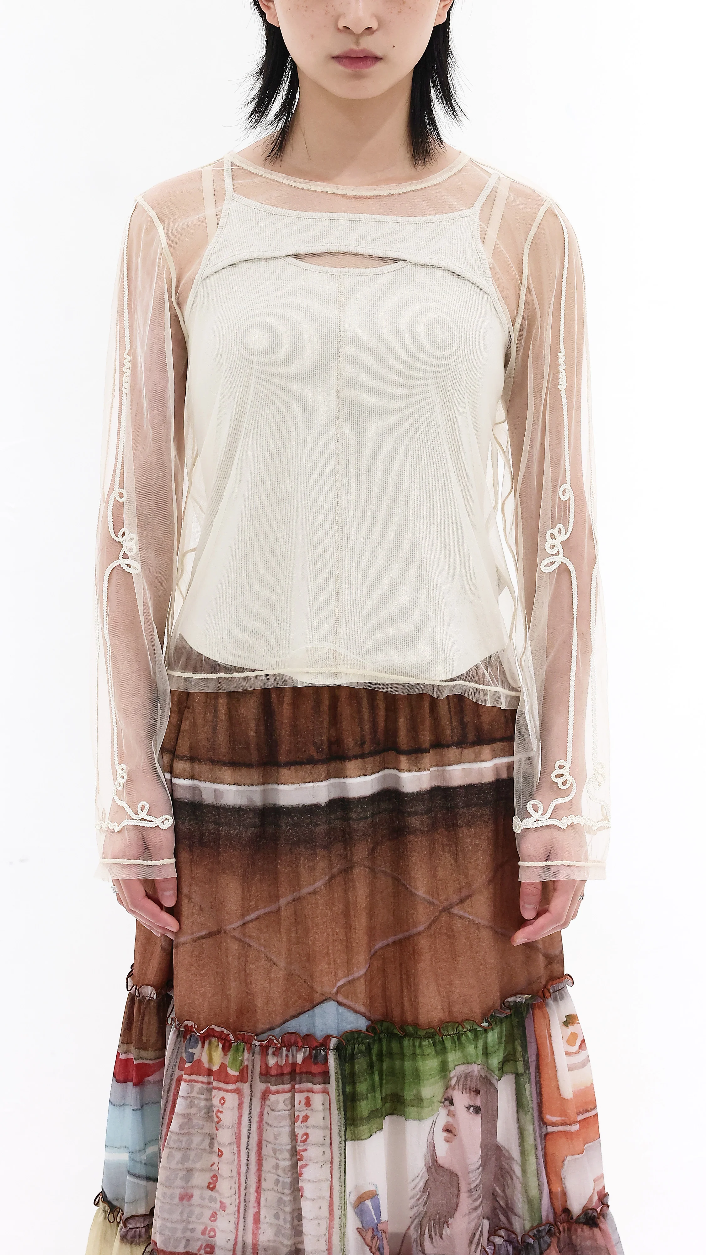 Western Bolero Sheer Tight Top - Umamrii