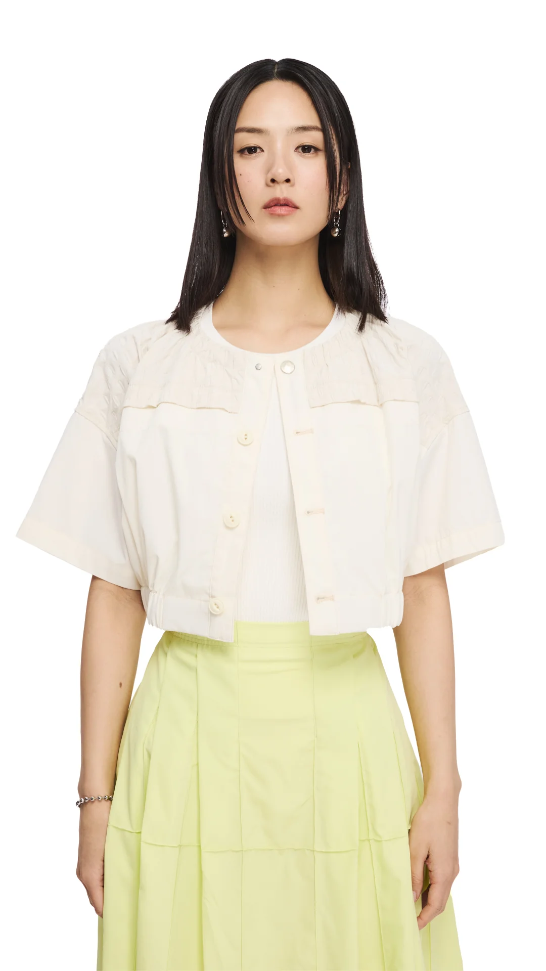 Cropped Military Jacket - Umamrii