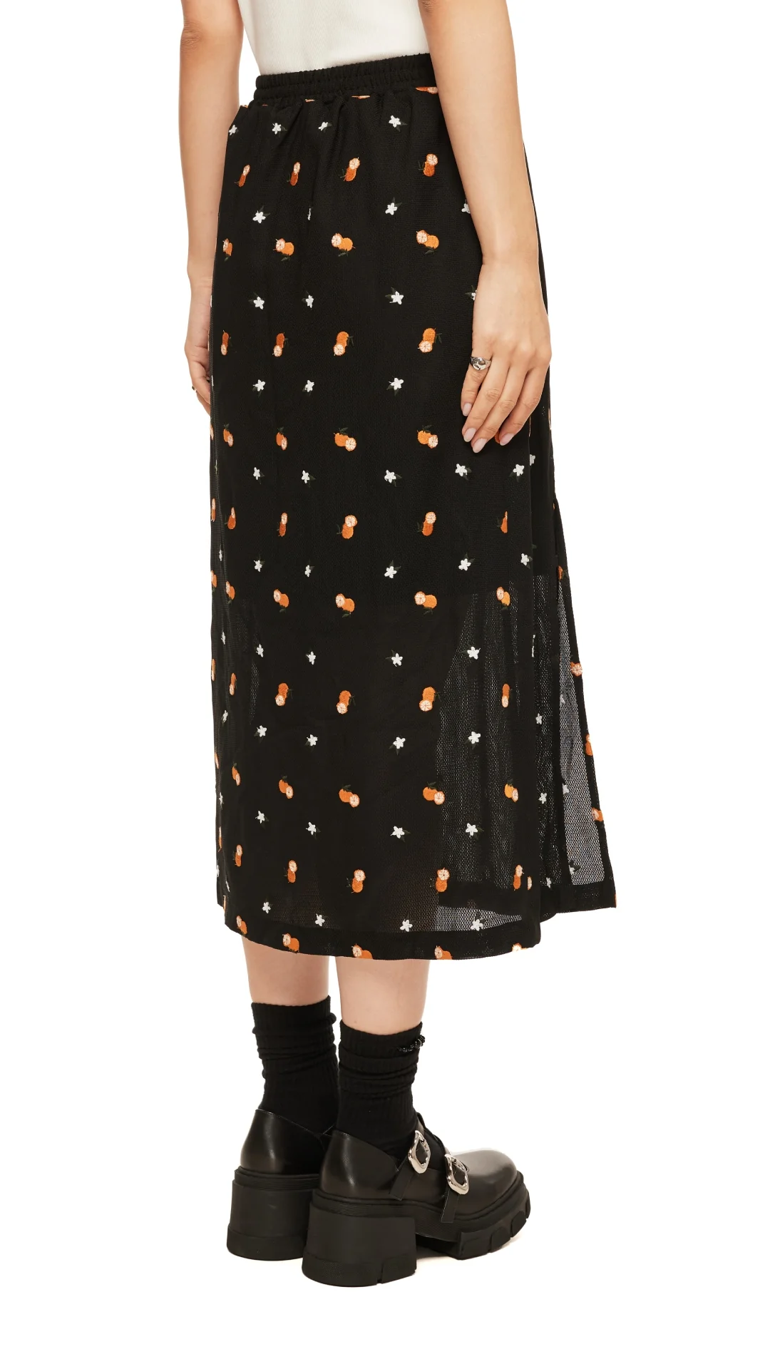 Fruit Embroidery Skirt - Umamrii